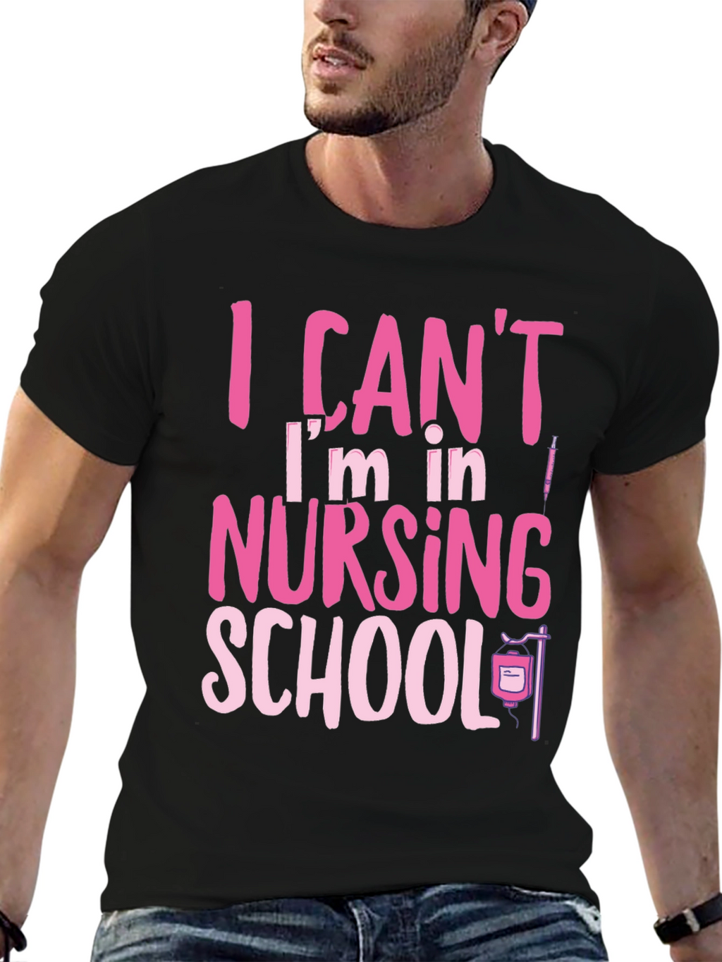 Nursing School Tee: I Cant Im in Nursing School