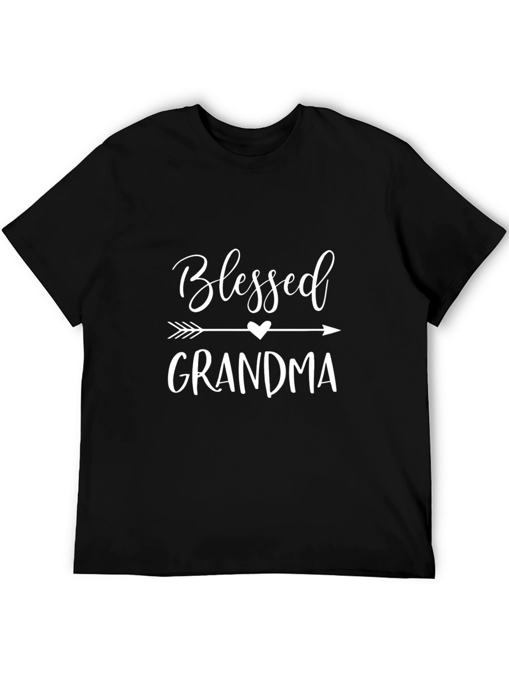 Blessed Grandma Graphic Tee - Black