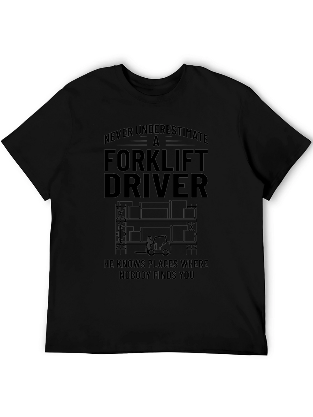 Forklift Driver T-Shirt - Never Underestimate