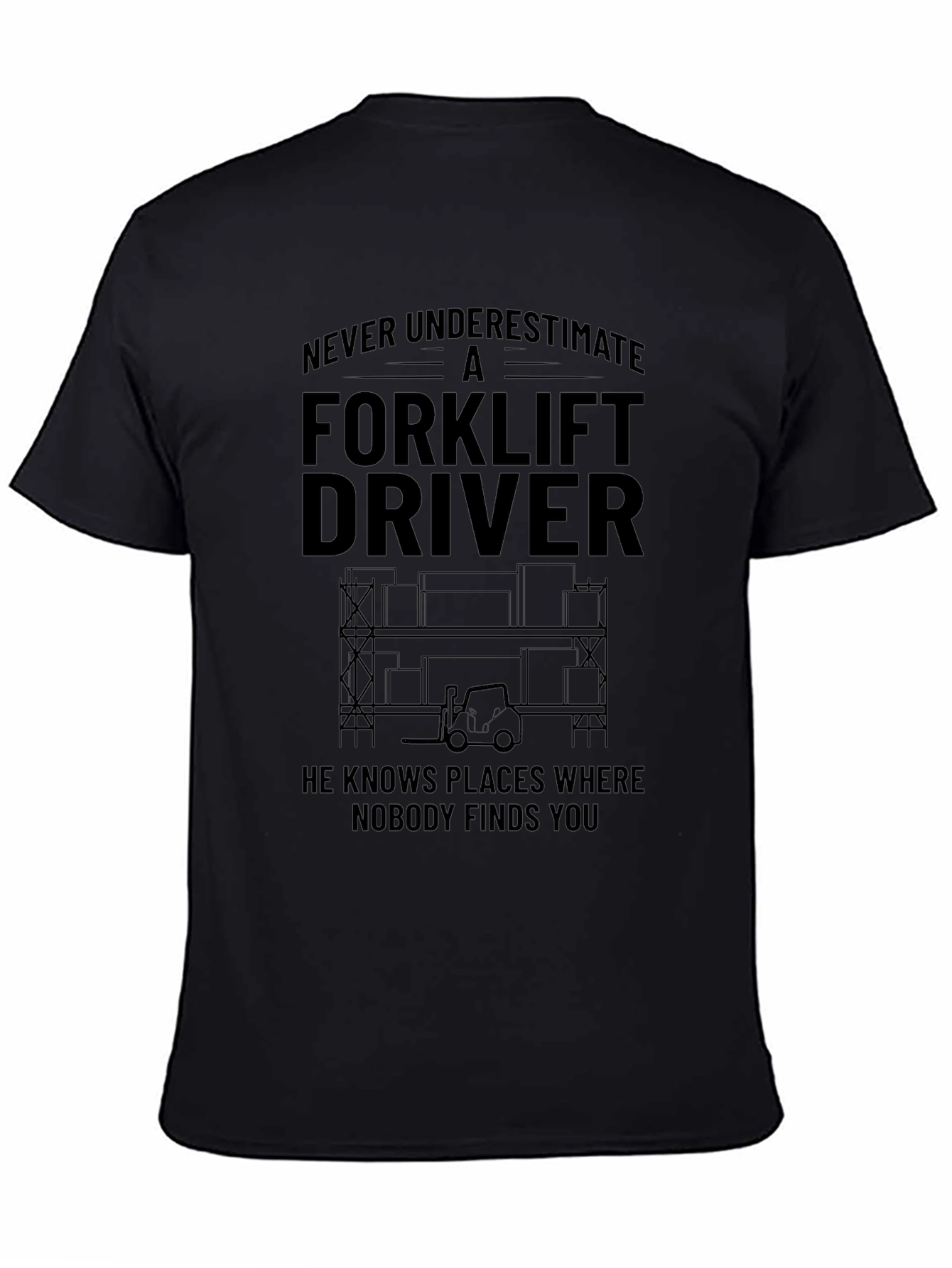Forklift Driver T-Shirt - Never Underestimate