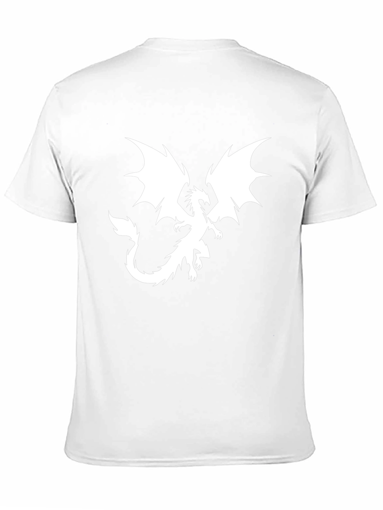 Dragon Graphic Print T-Shirt - Black