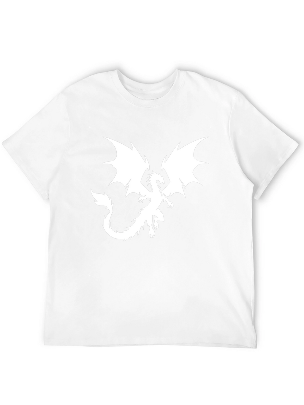 Dragon Graphic Print T-Shirt - Black