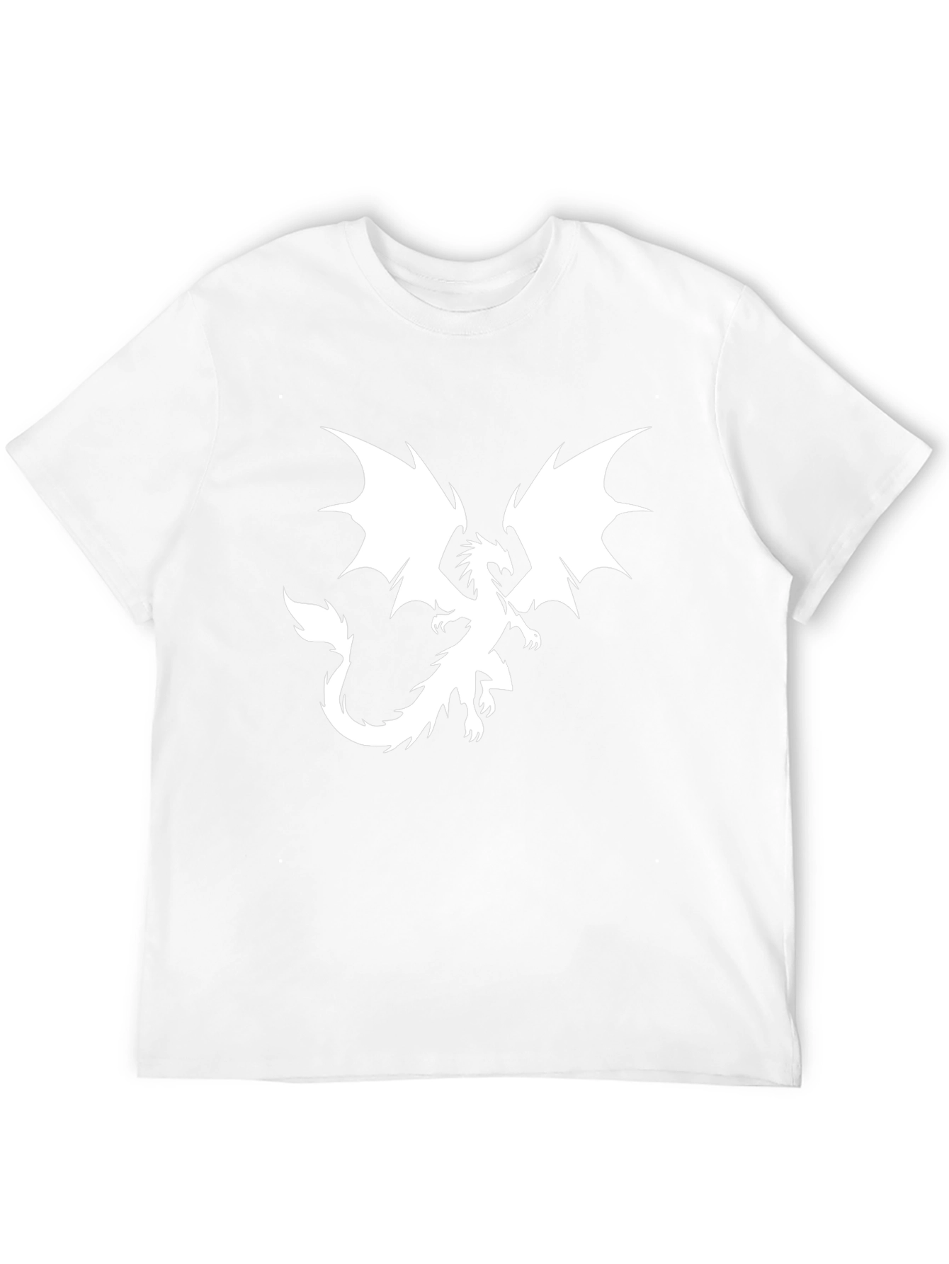 Dragon Graphic Print T-Shirt - Black