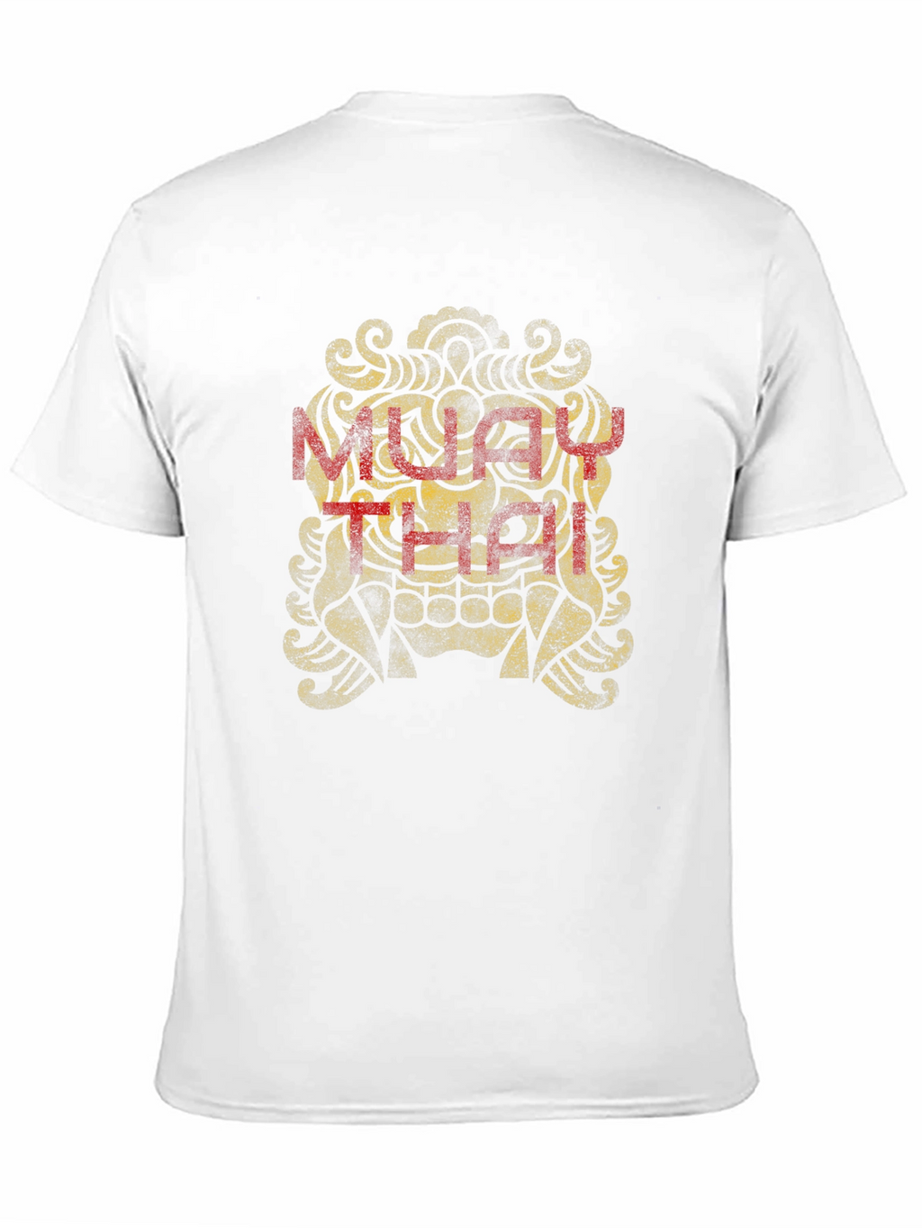 Muay Thai Graphic Tee - Black Cotton T-Shirt