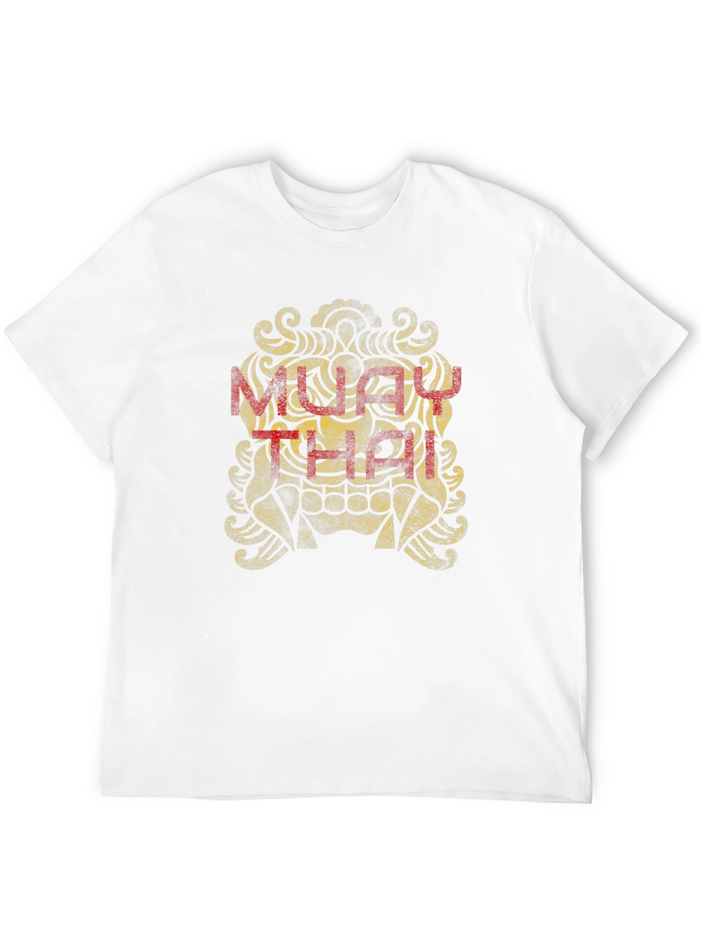 Muay Thai Graphic Tee - Black Cotton T-Shirt