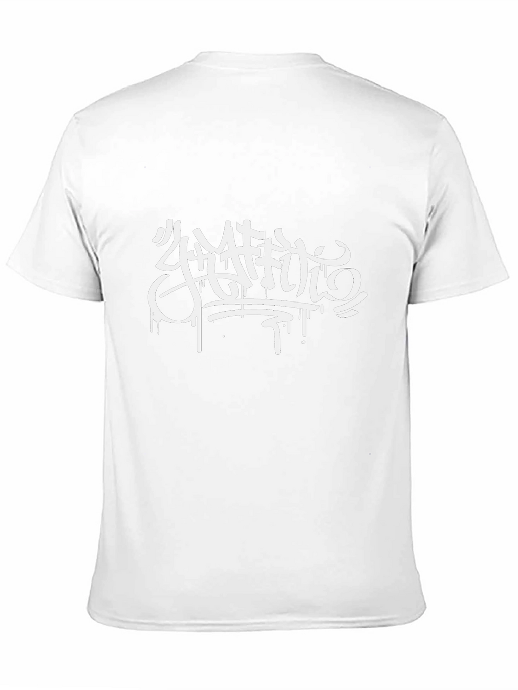 Cool Graffiti Style Black T-Shirt