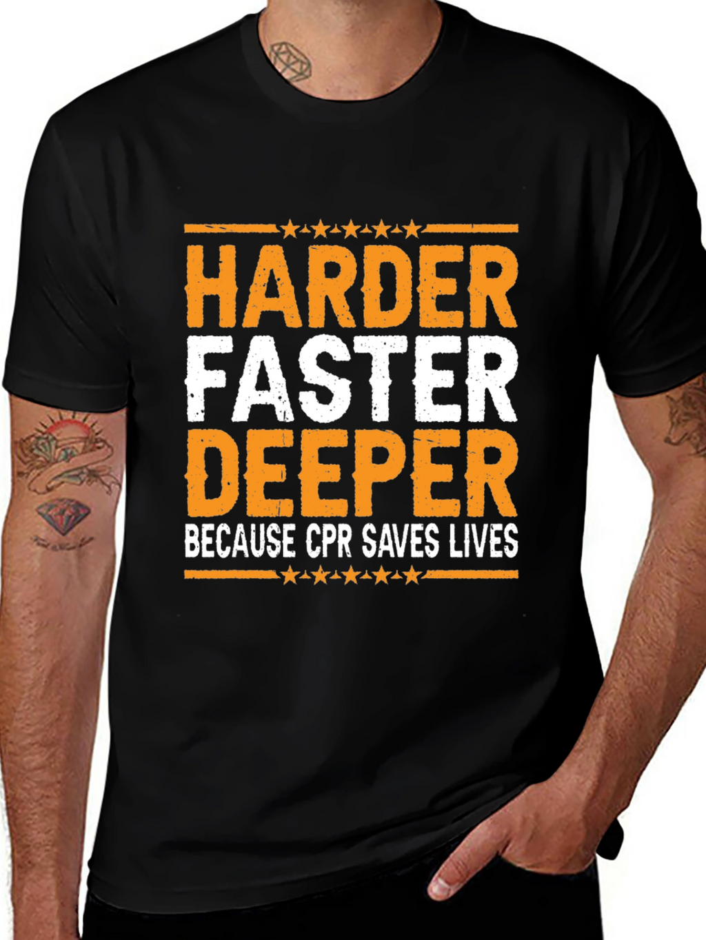 Harder Faster Deeper CPR T-Shirt