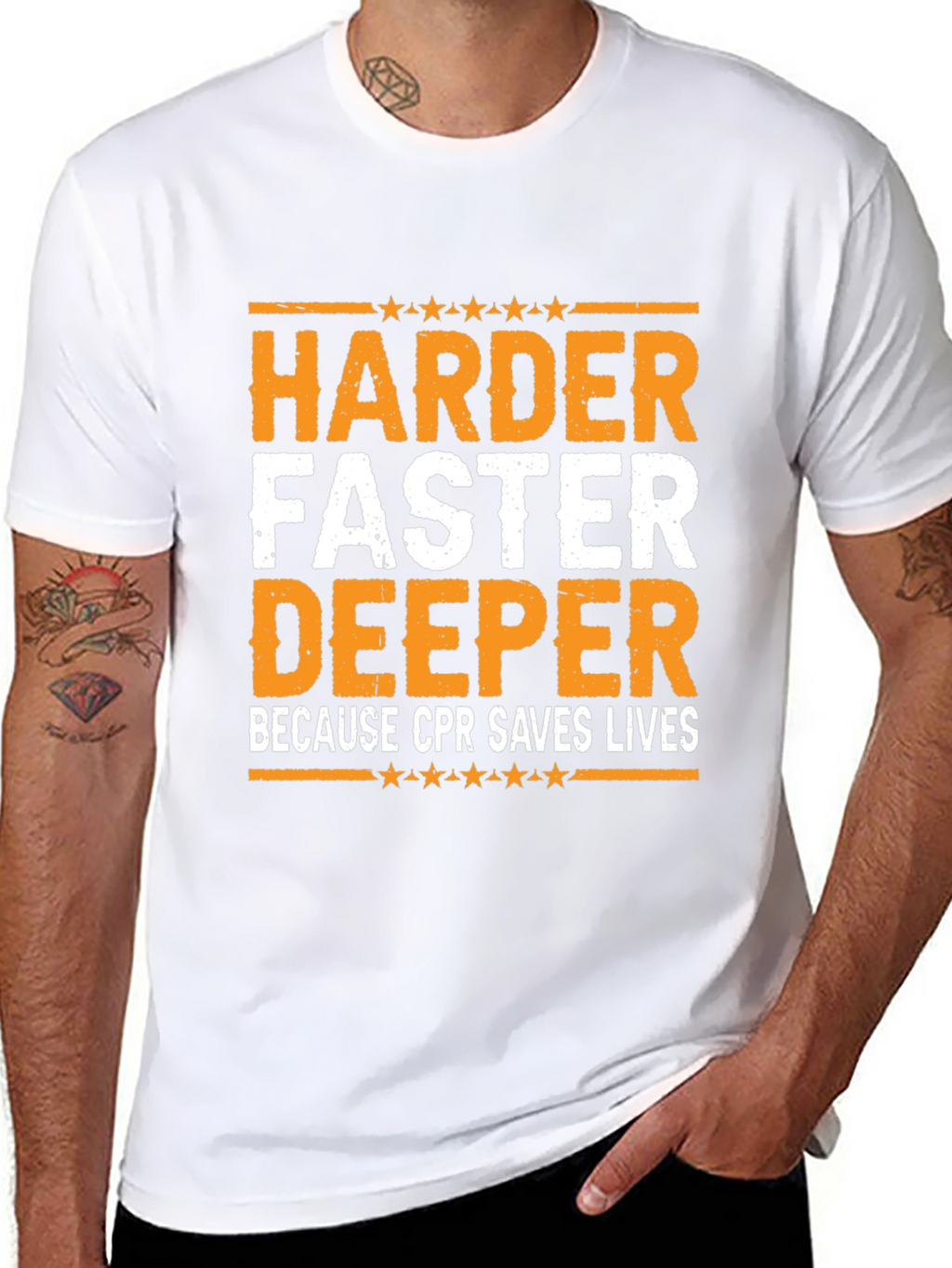 Harder Faster Deeper CPR T-Shirt