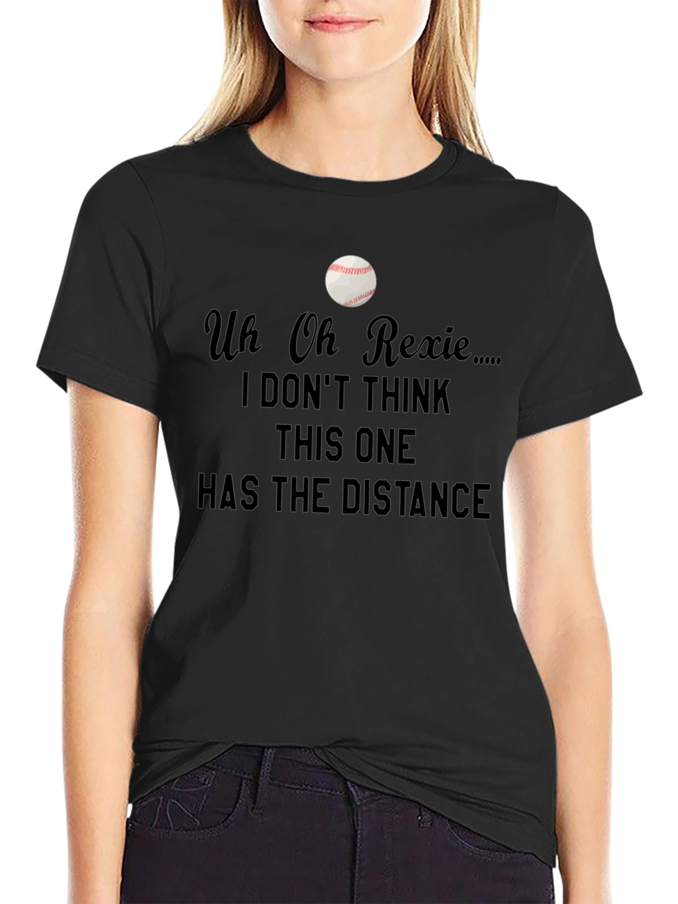 Uh Oh Rexie Baseball T-Shirt