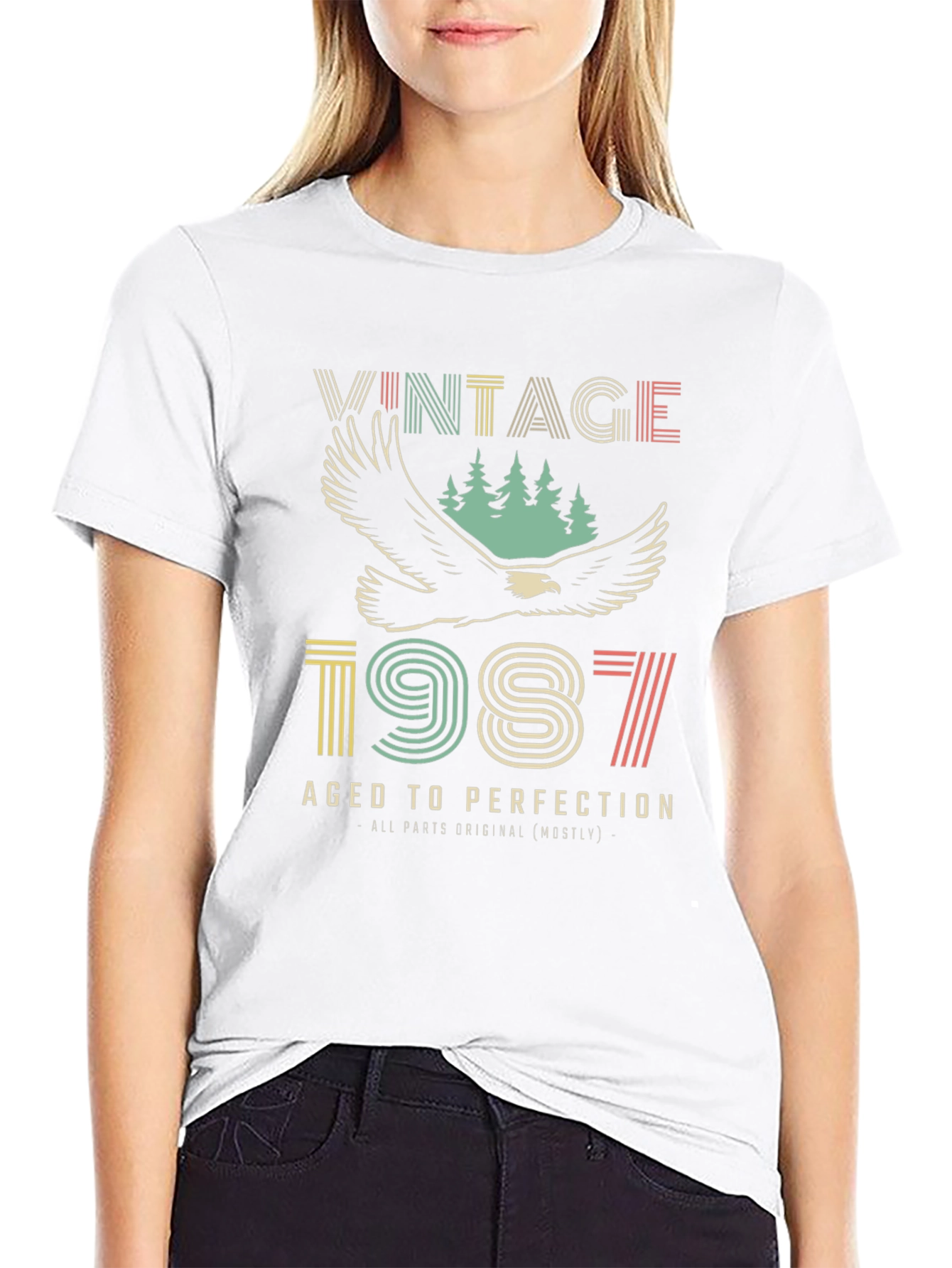 Vintage 1987 Aged to Perfection Graphic Tee