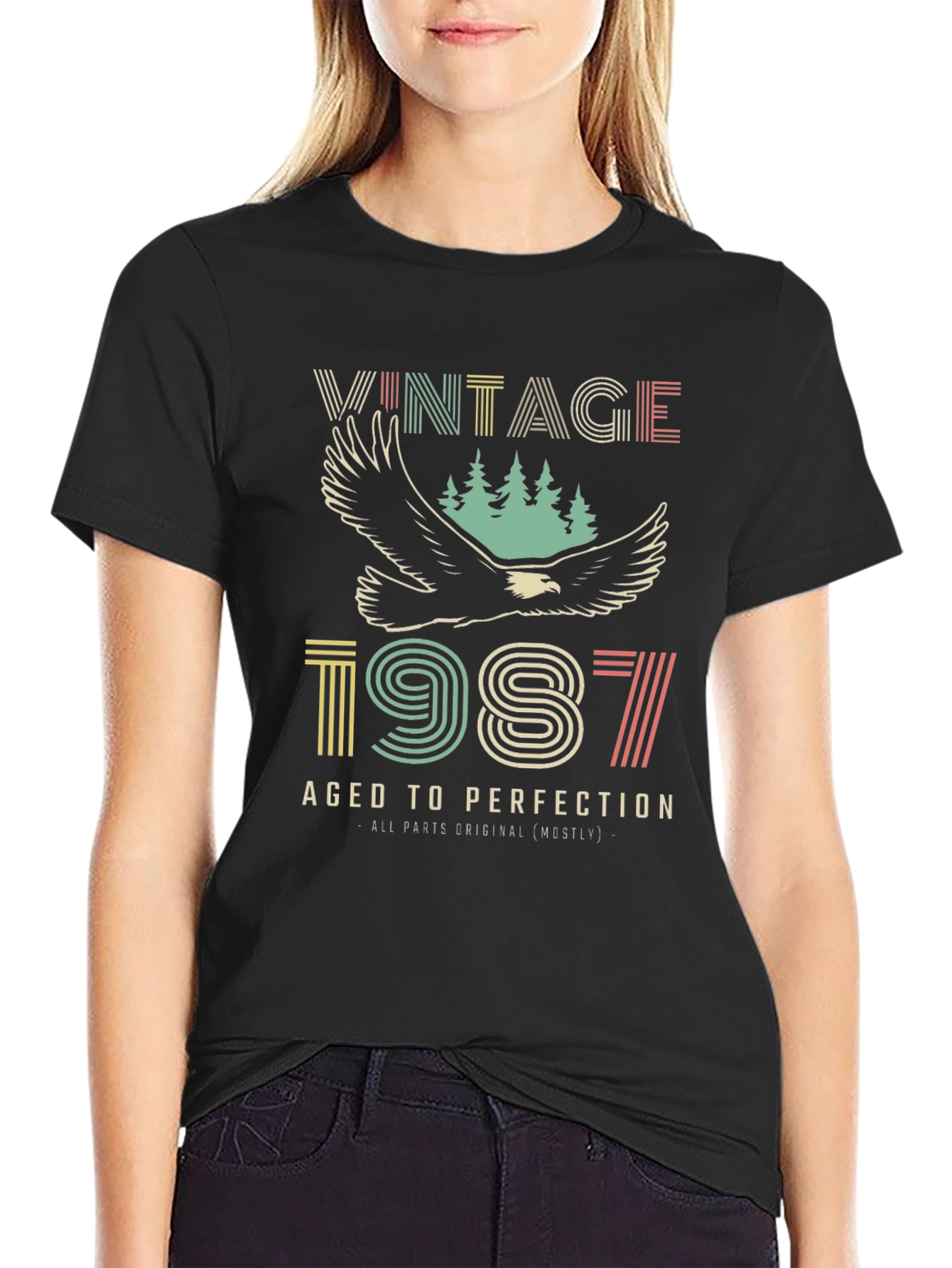 Vintage 1987 Aged to Perfection Graphic Tee