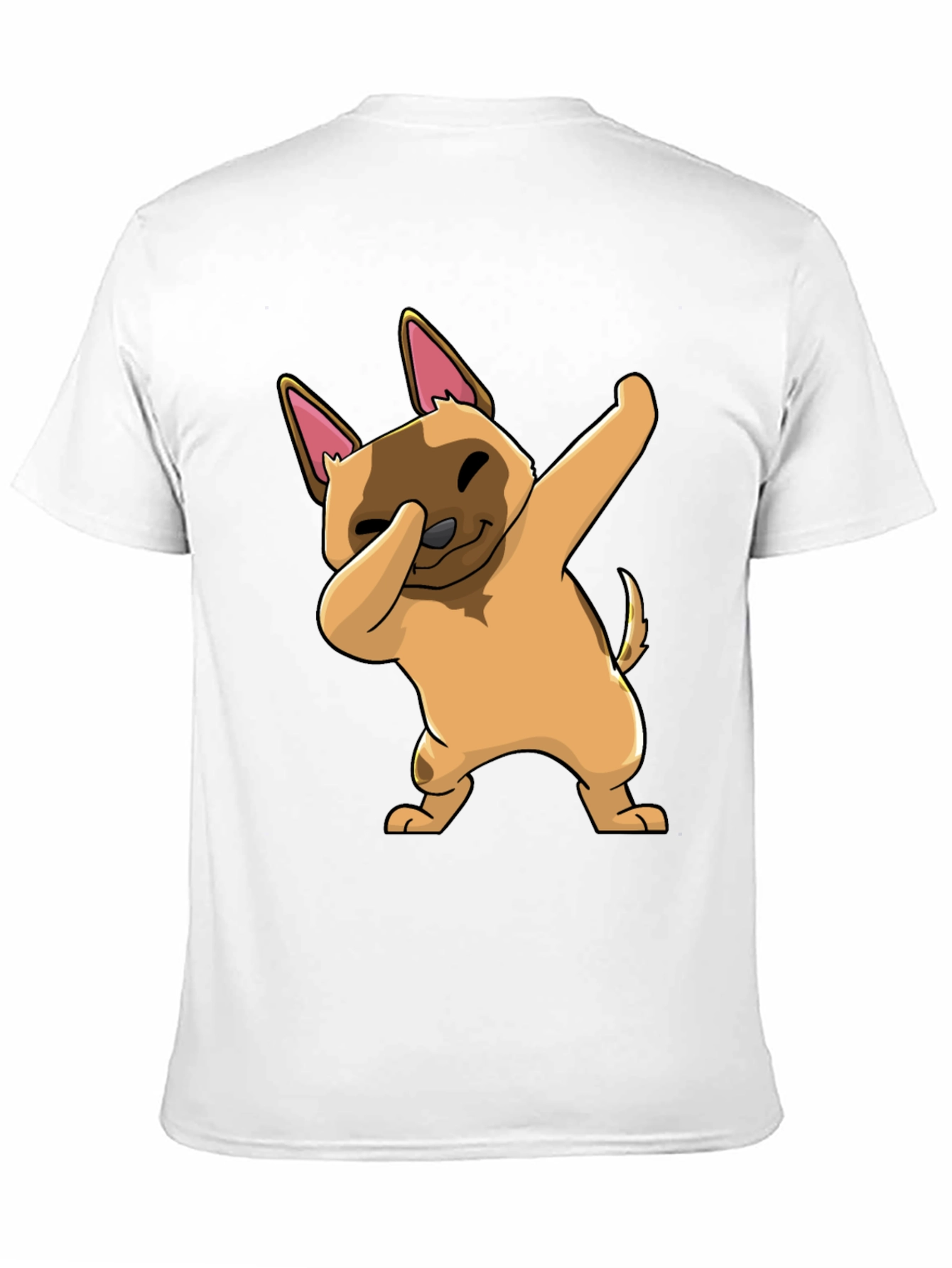 Dabbing Dog Graphic T-Shirt - Trendy Casual Wear