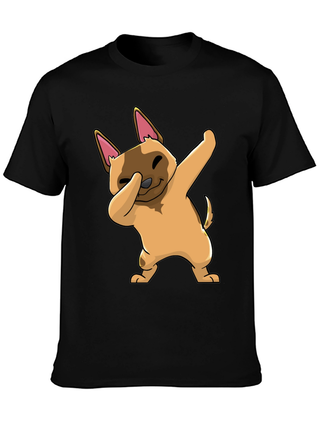 Dabbing Dog Graphic T-Shirt - Trendy Casual Wear