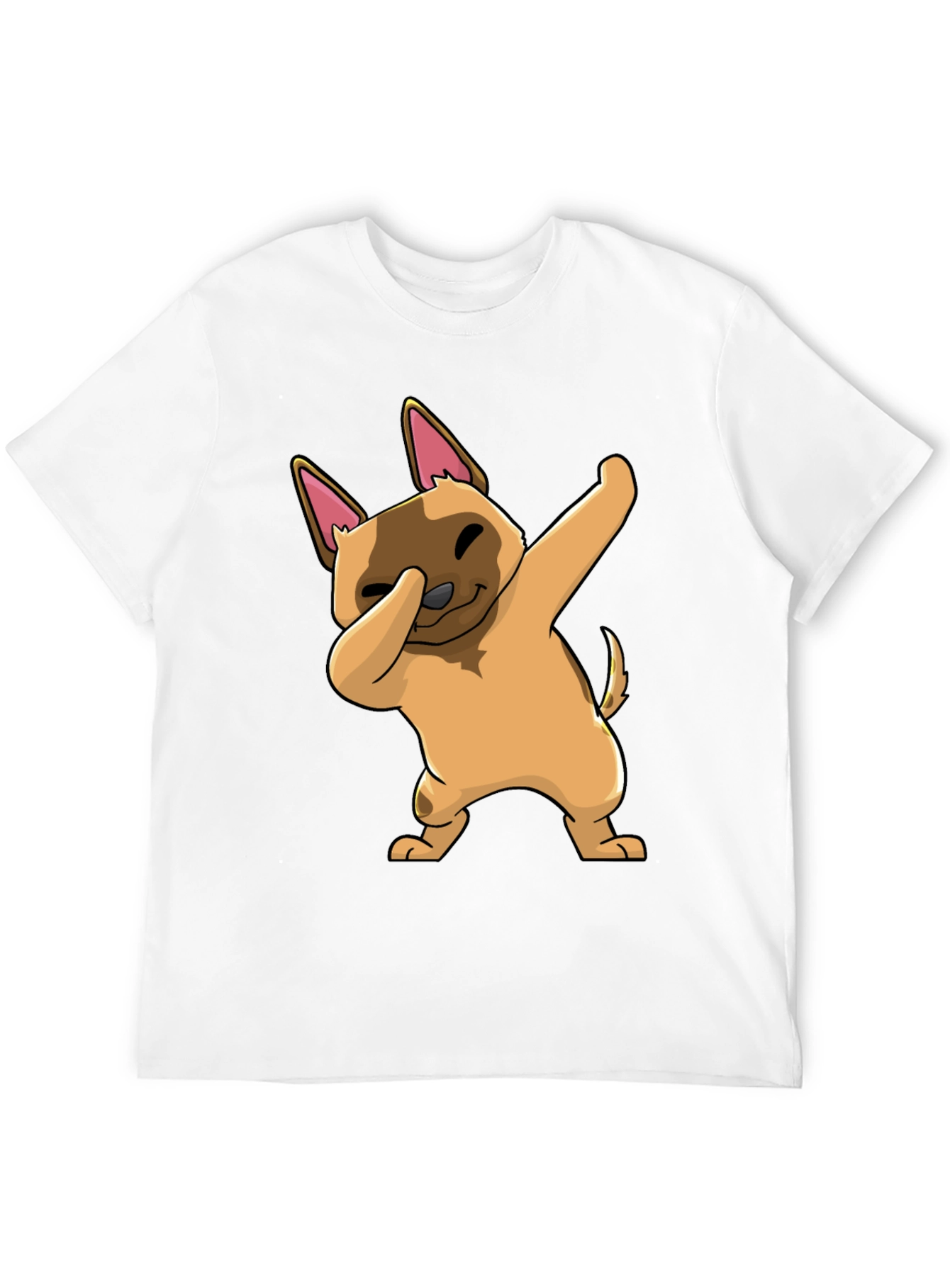 Dabbing Dog Graphic T-Shirt - Trendy Casual Wear