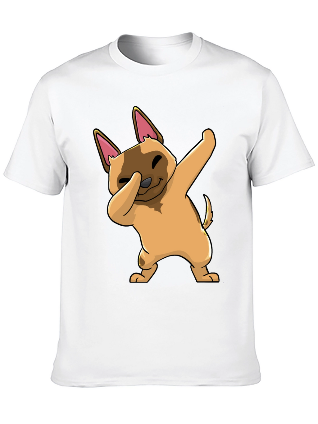 Dabbing Dog Graphic T-Shirt - Trendy Casual Wear