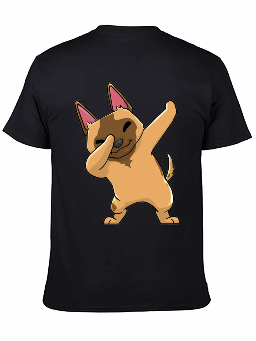Dabbing Dog Graphic T-Shirt - Trendy Casual Wear