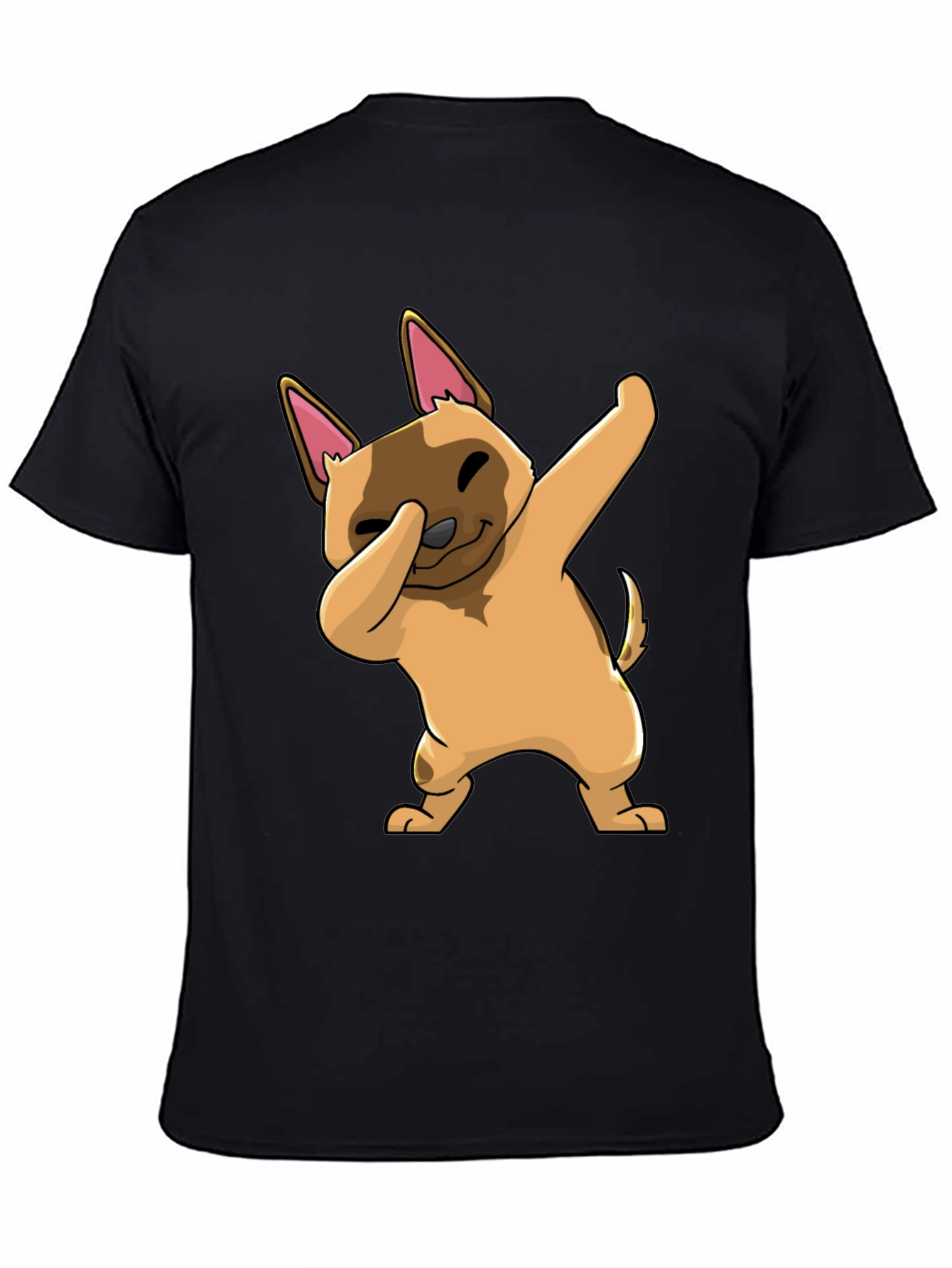Dabbing Dog Graphic T-Shirt - Trendy Casual Wear