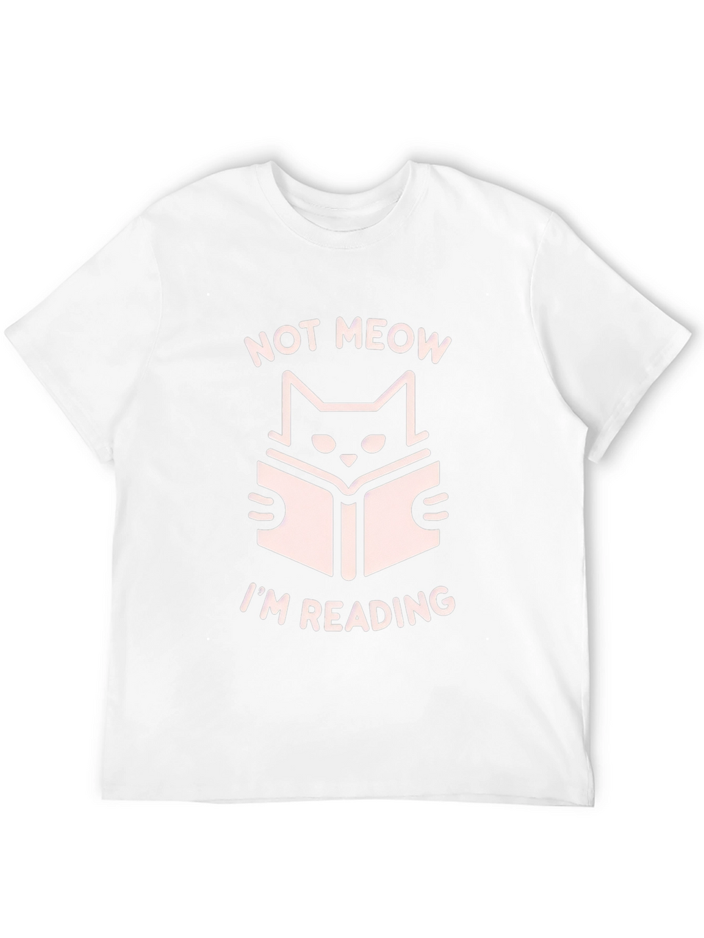 Not Meow Im Reading Black T-Shirt