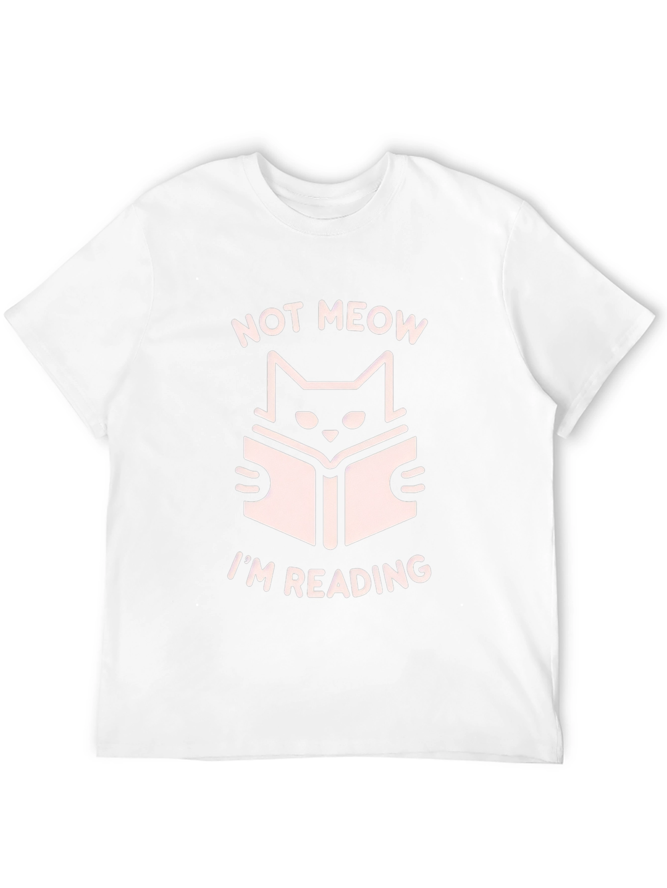 Not Meow Im Reading Black T-Shirt