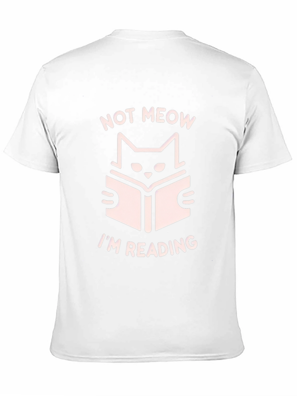 Not Meow Im Reading Black T-Shirt