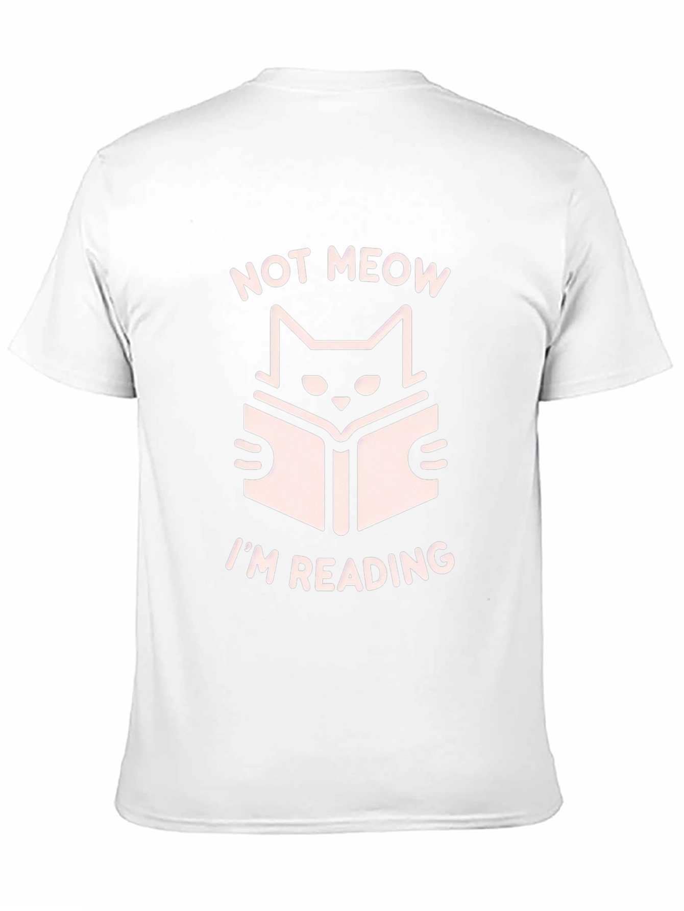 Not Meow Im Reading Black T-Shirt