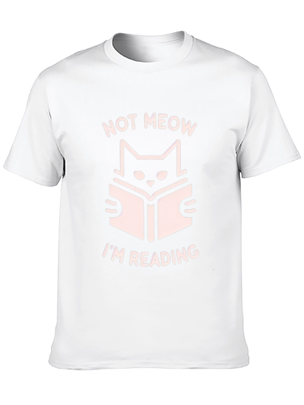 Not Meow Im Reading Black T-Shirt