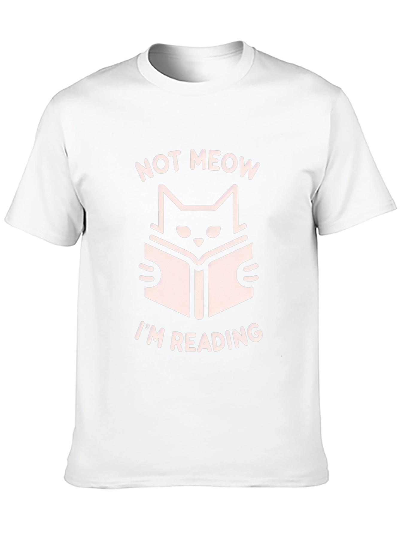 Not Meow Im Reading Black T-Shirt
