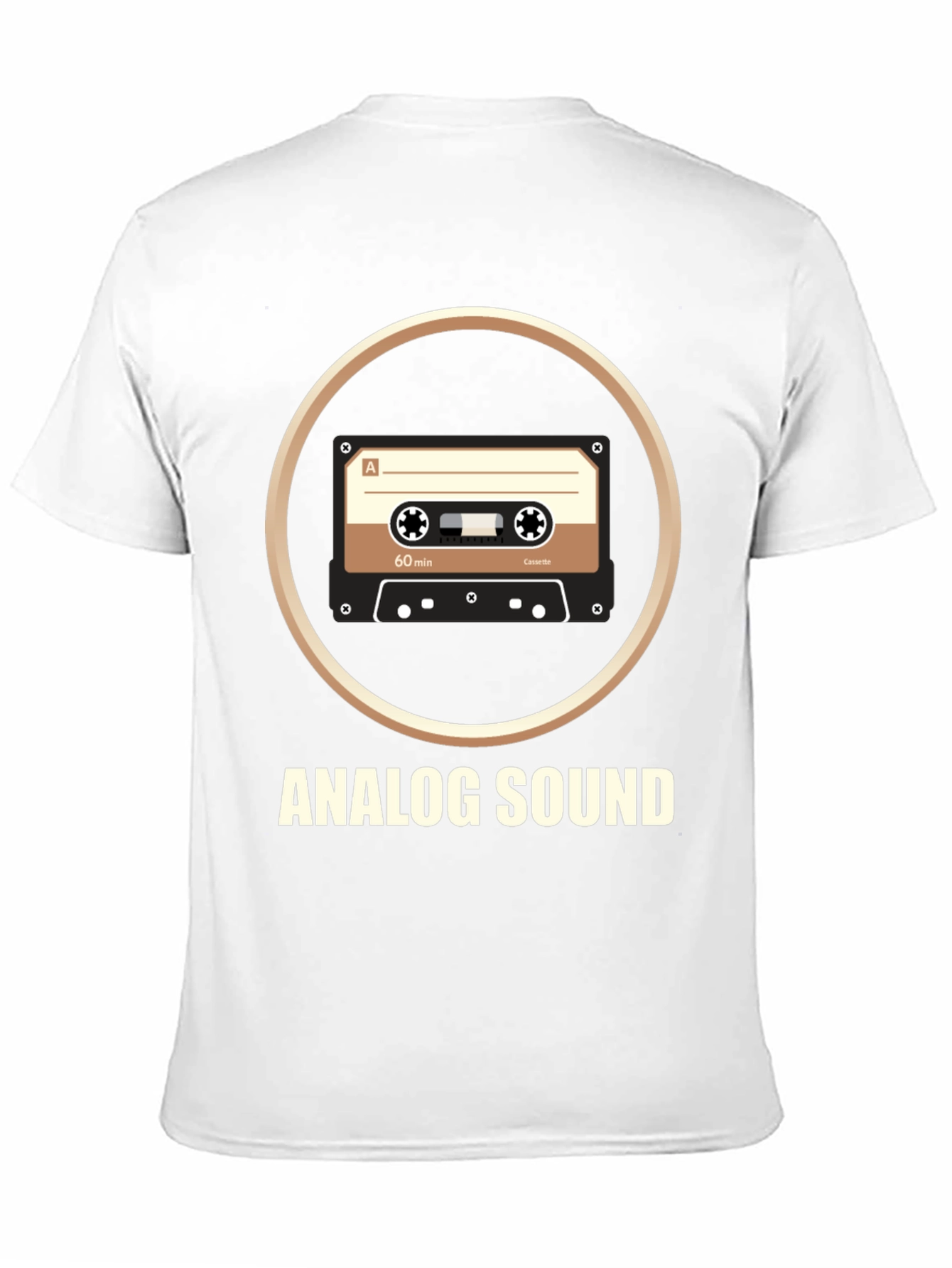 Analog Sound Cassette T-Shirt Retro Music Tee