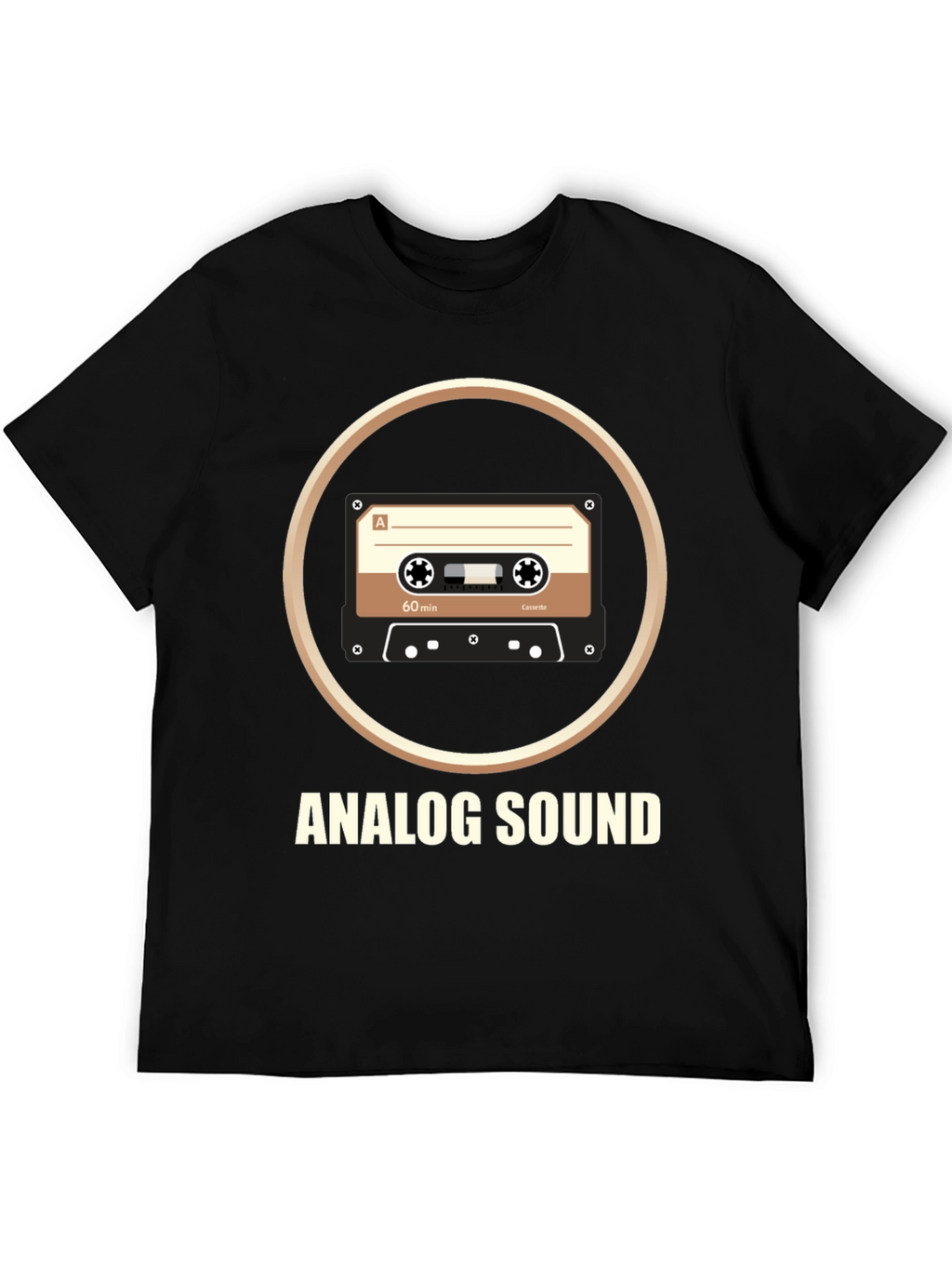 Analog Sound Cassette T-Shirt Retro Music Tee