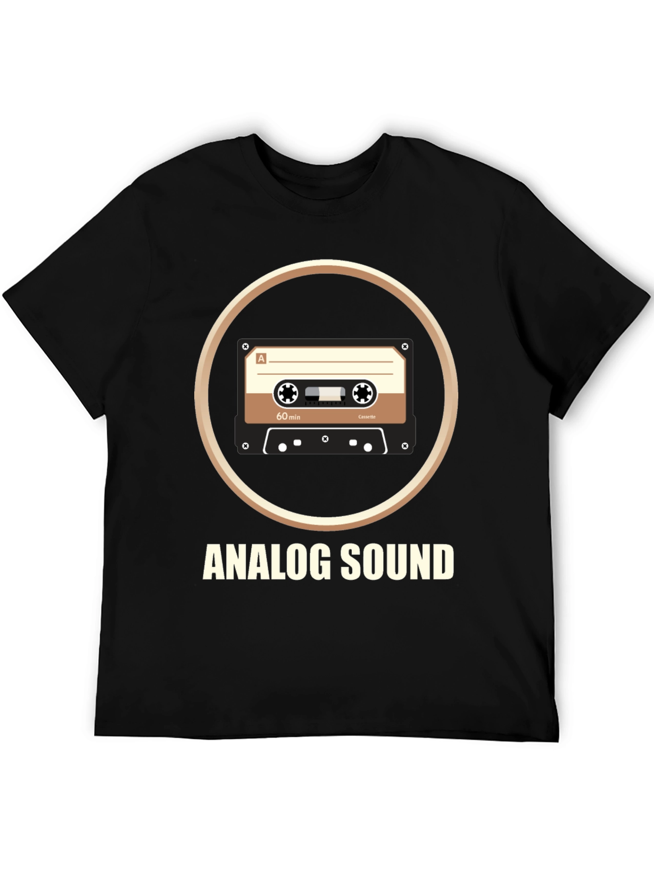 Analog Sound Cassette T-Shirt Retro Music Tee