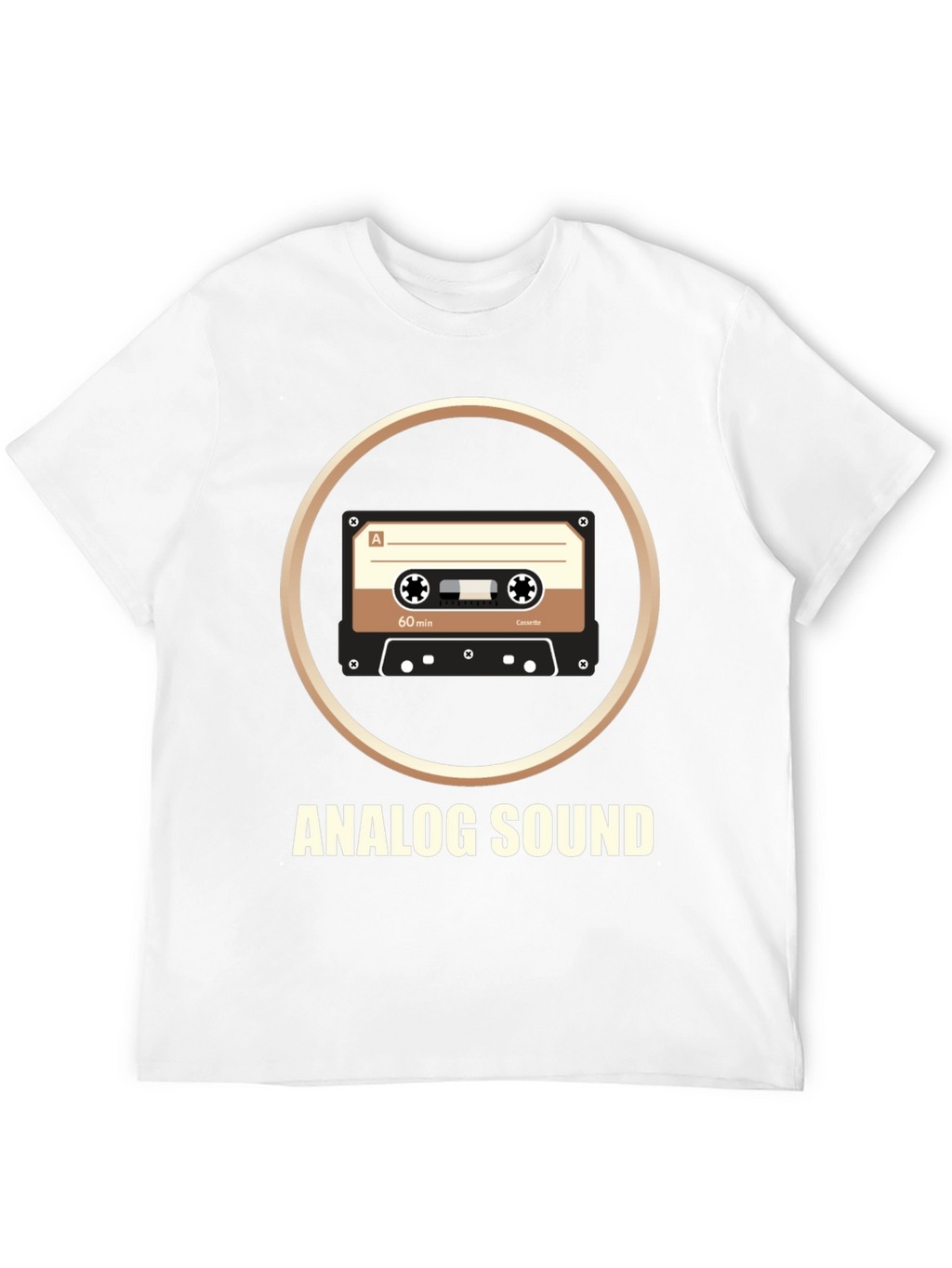 Analog Sound Cassette T-Shirt Retro Music Tee
