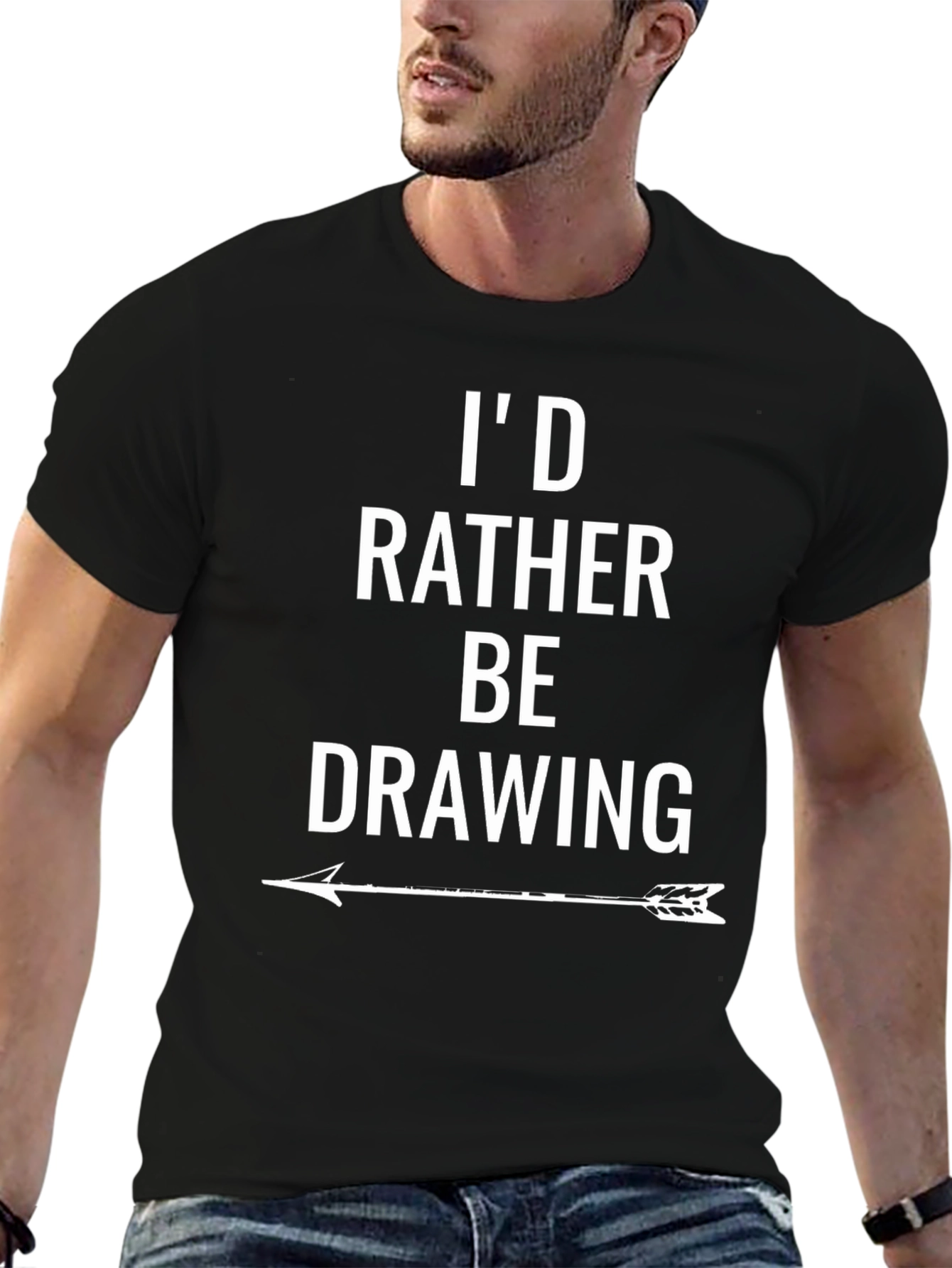Id Rather Be Drawing T-Shirt - Artist Apparel