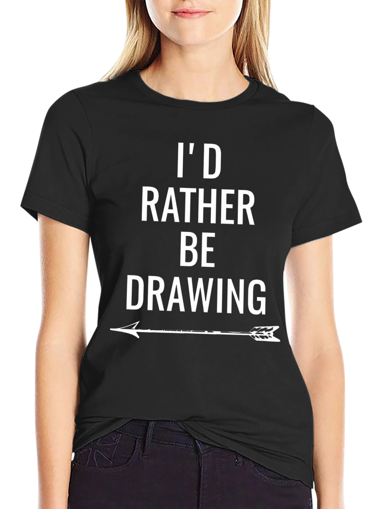 Id Rather Be Drawing T-Shirt - Artist Apparel