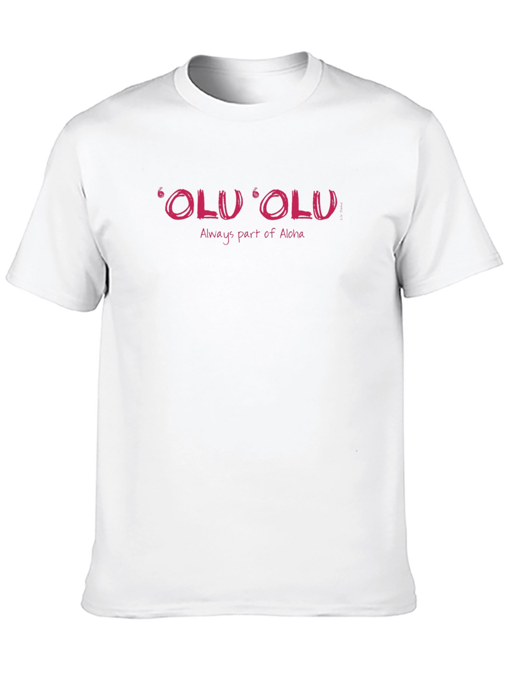 Olu Olu Aloha Black Graphic T-Shirt
