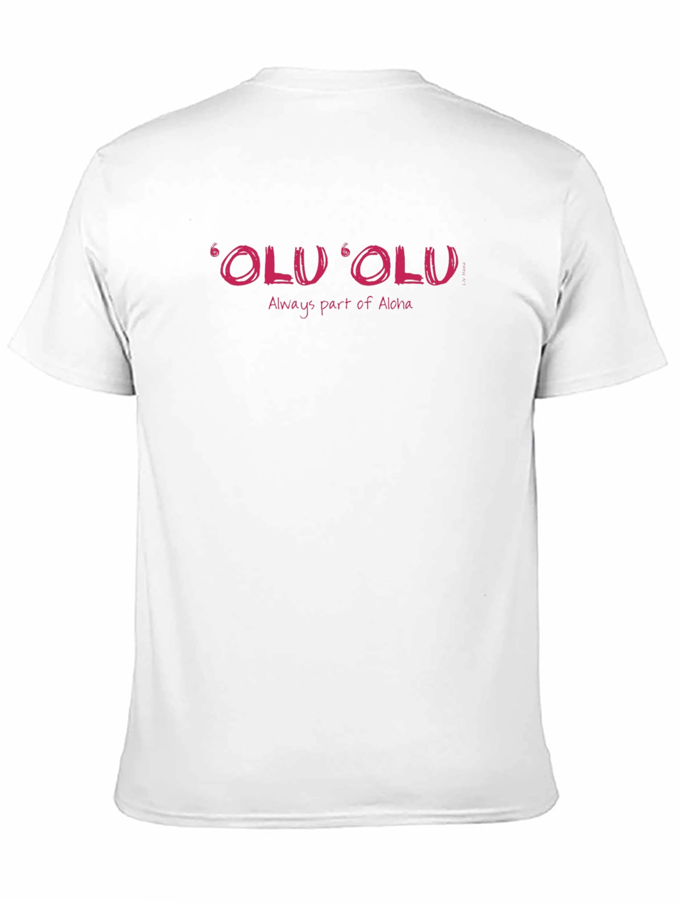 Olu Olu Aloha Black Graphic T-Shirt