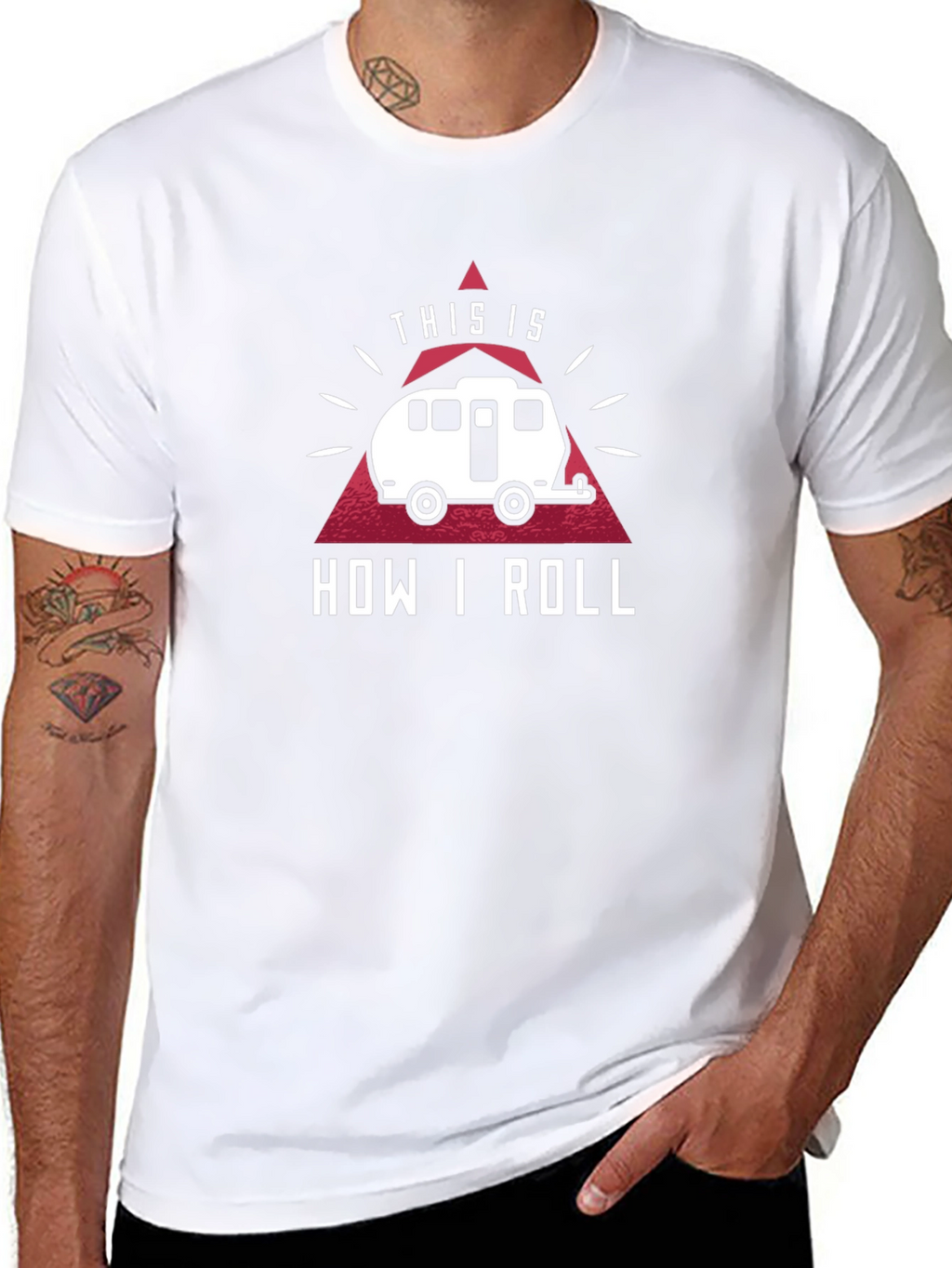 This is How I Roll RV Camping Graphic T-Shirt