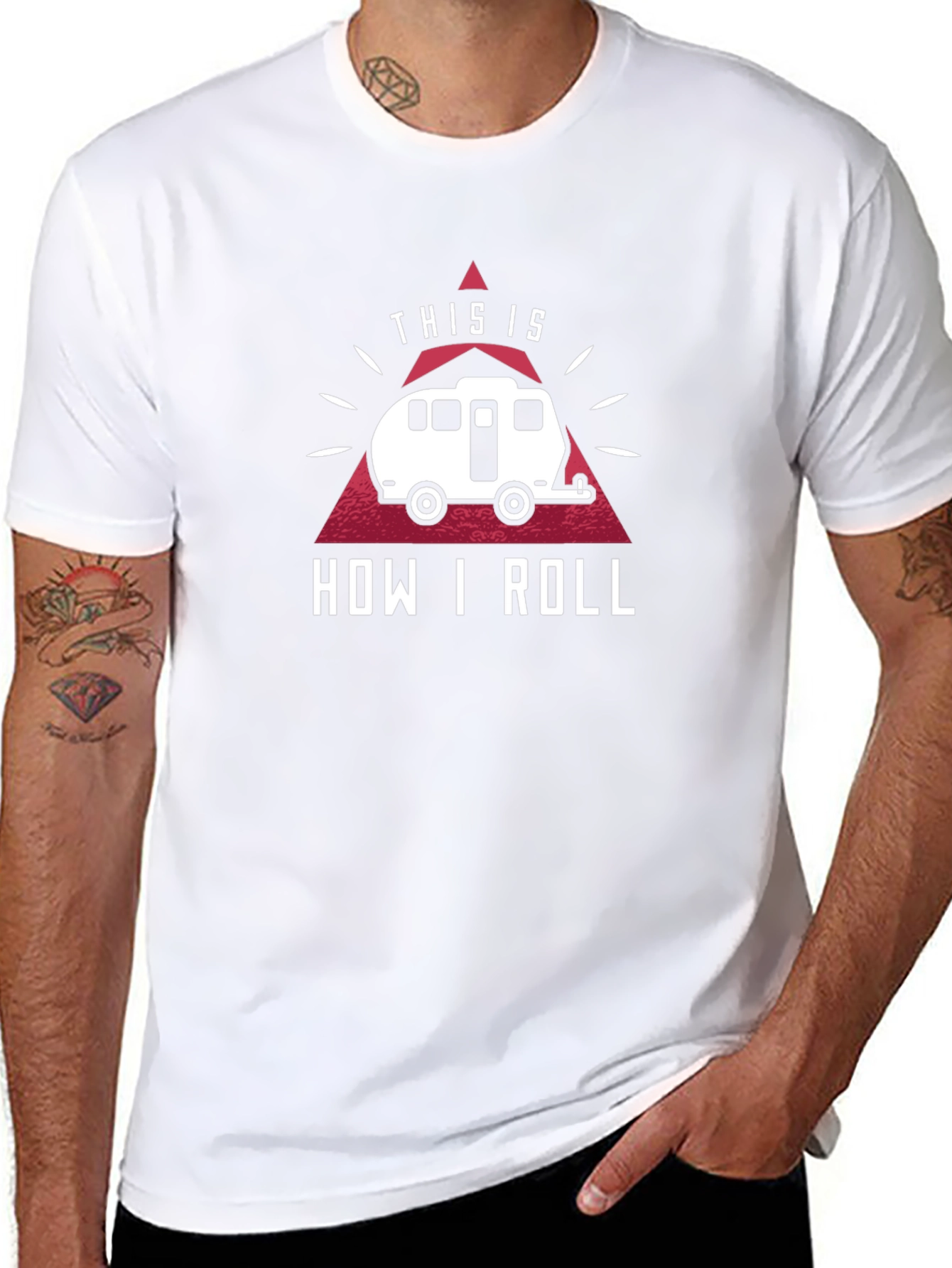This is How I Roll RV Camping Graphic T-Shirt