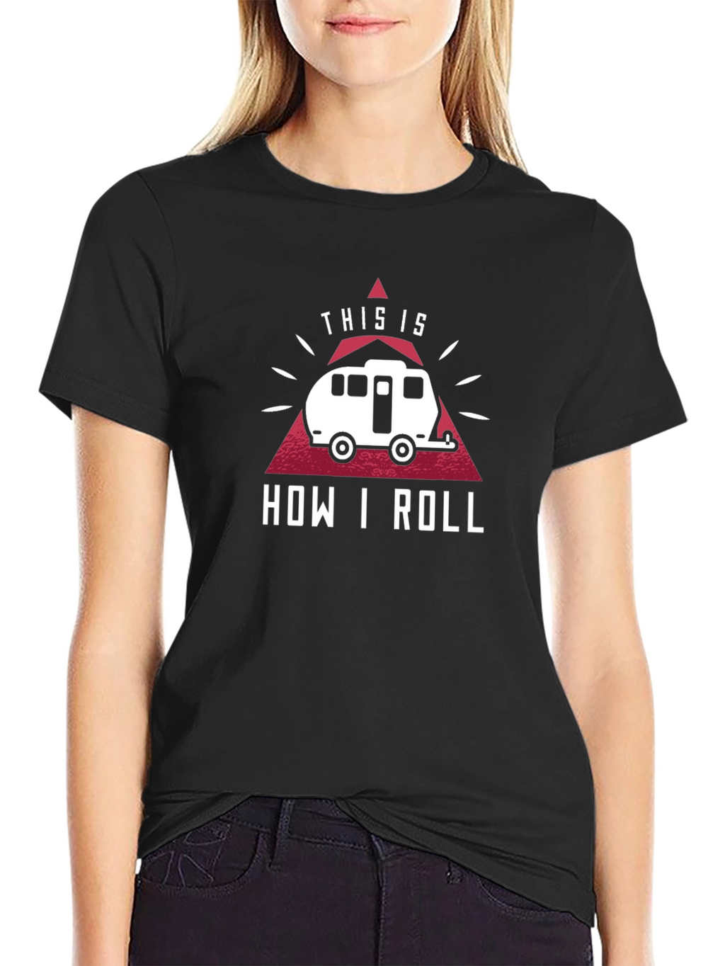 This is How I Roll RV Camping Graphic T-Shirt