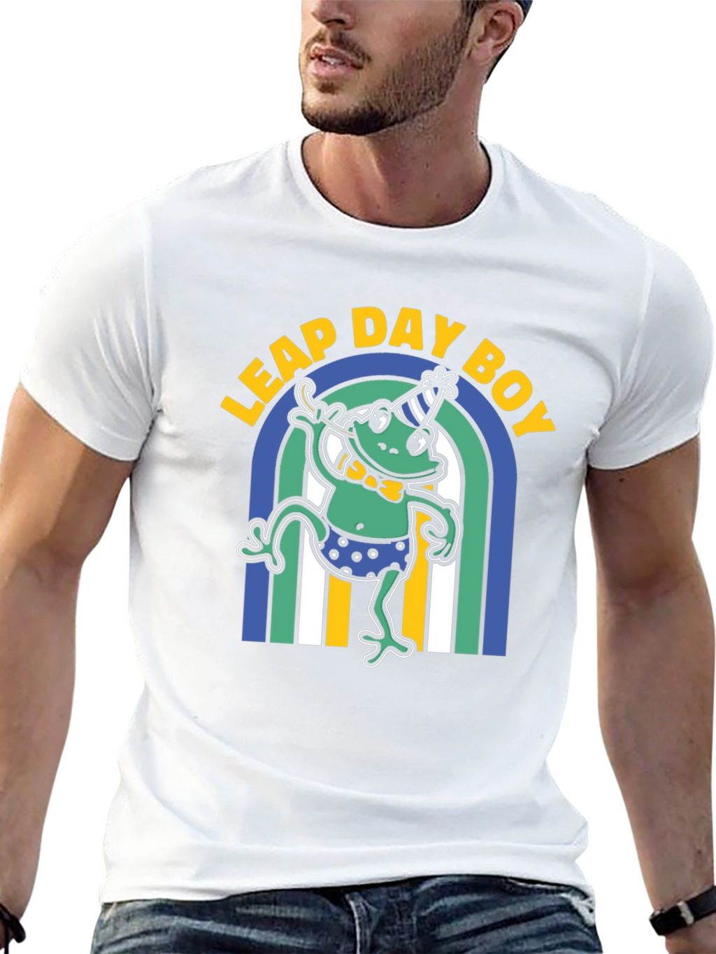 Leap Day Boy T-Shirt - Novelty Frog Tee