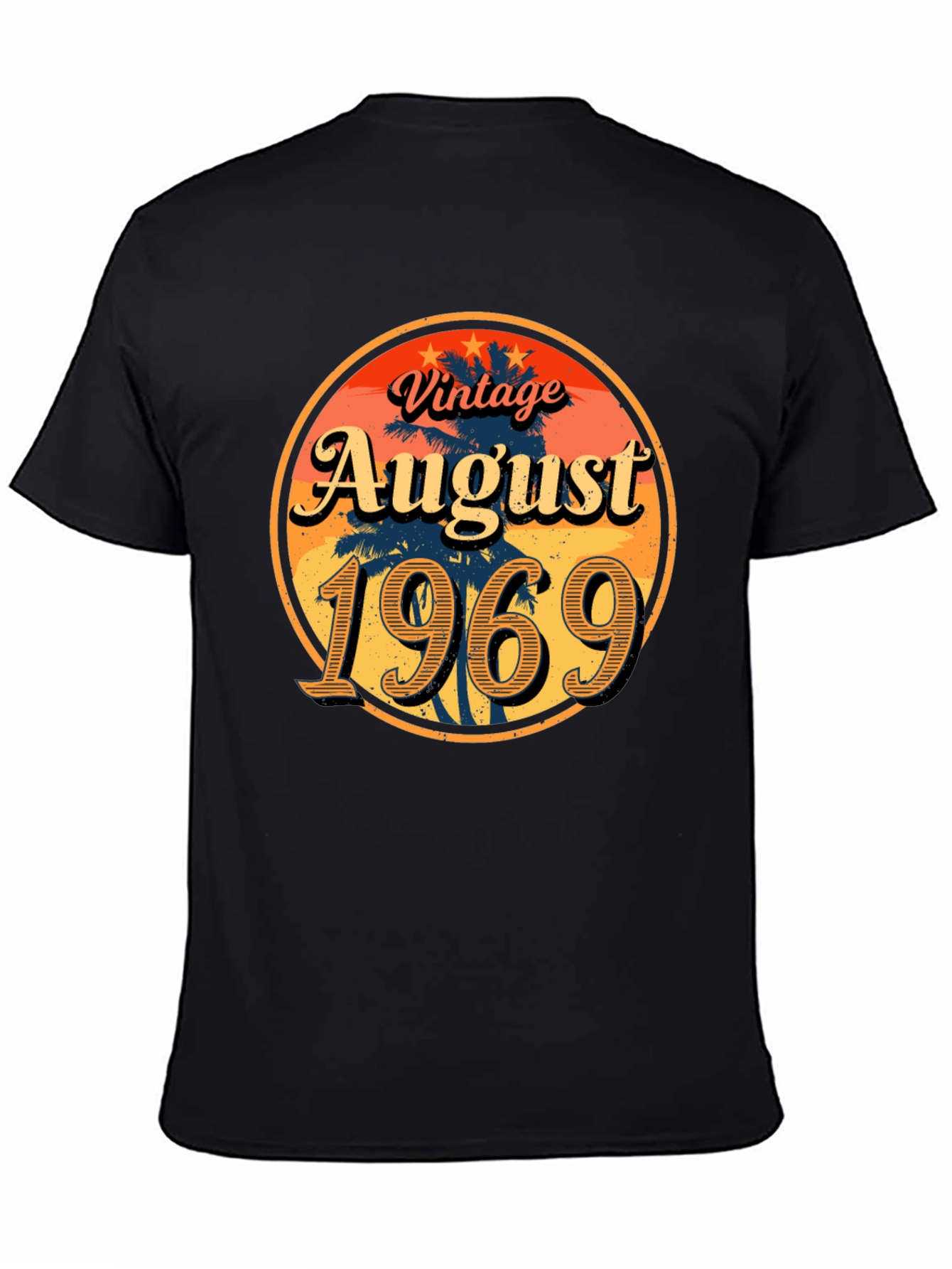 Vintage August 1969 T-Shirt - Birthday Gift