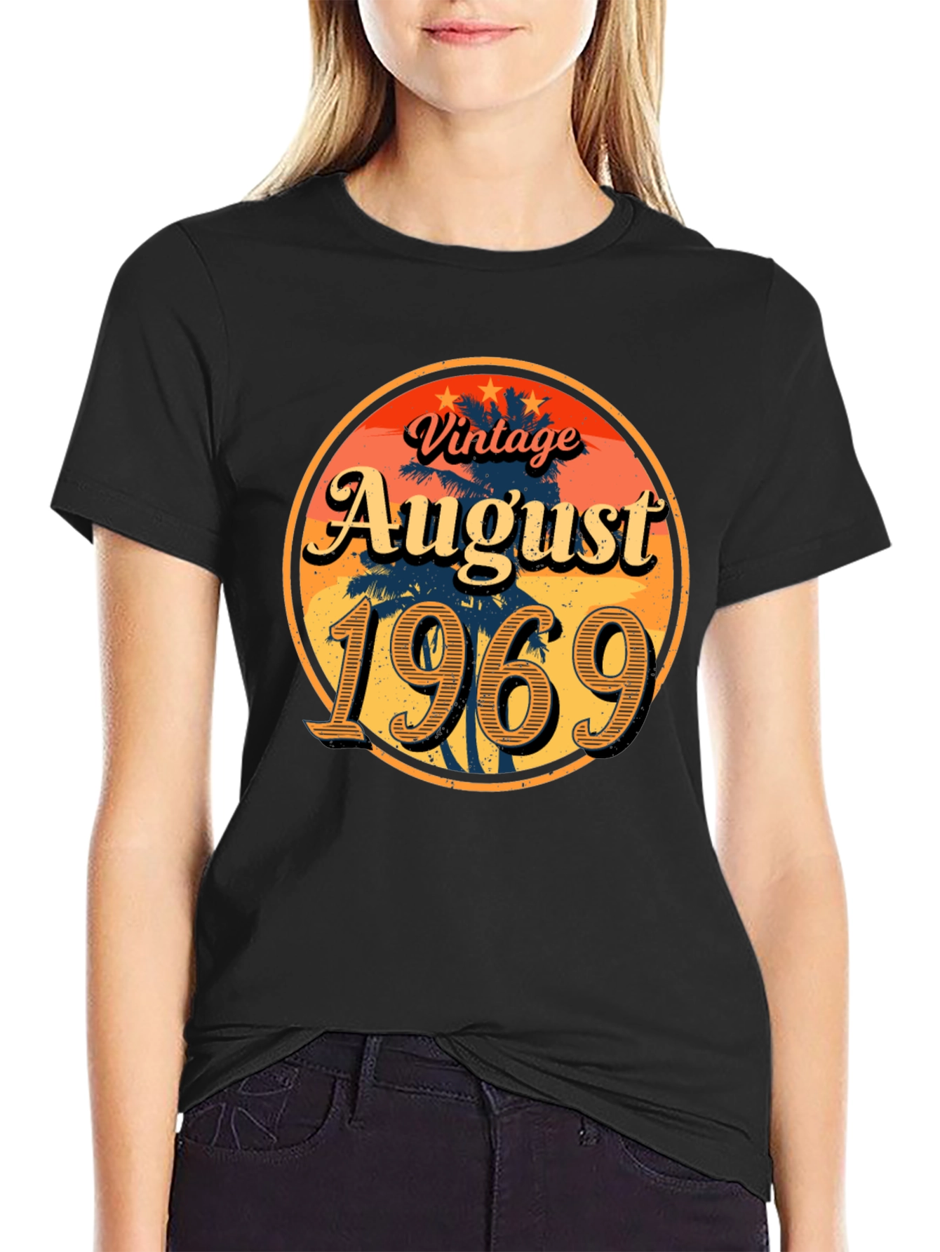 Vintage August 1969 T-Shirt - Birthday Gift