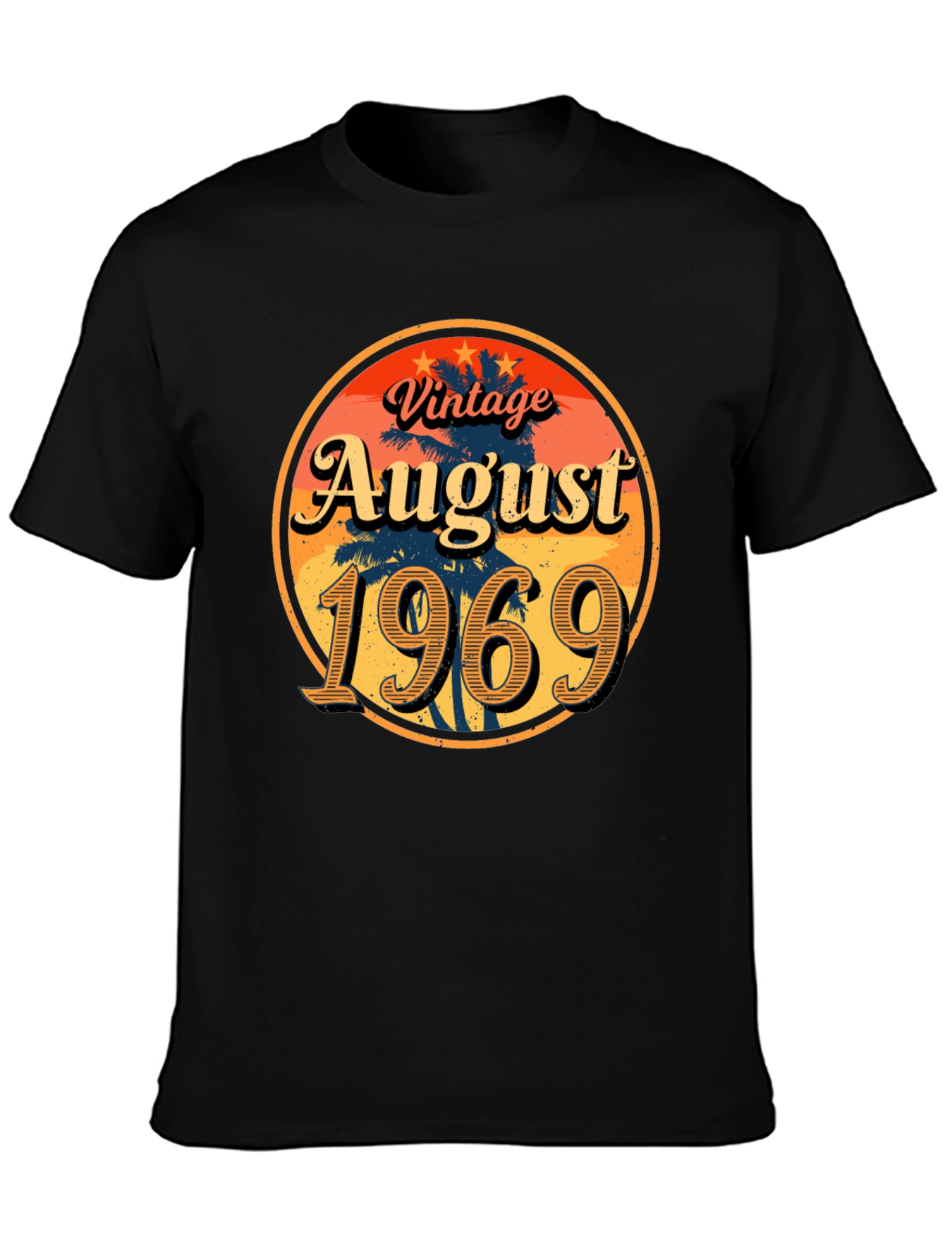 Vintage August 1969 T-Shirt - Birthday Gift