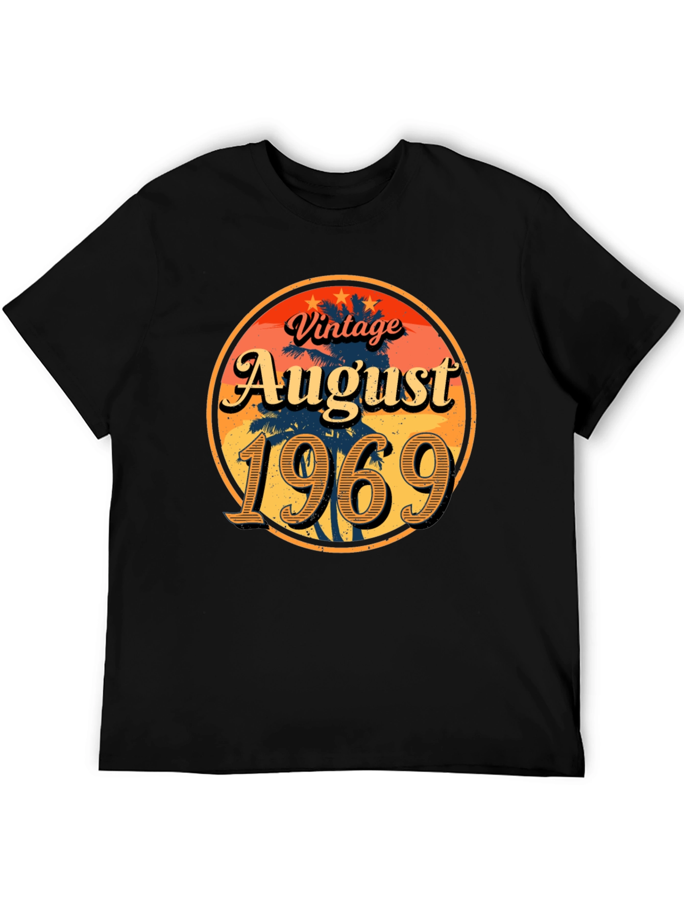 Vintage August 1969 T-Shirt - Birthday Gift