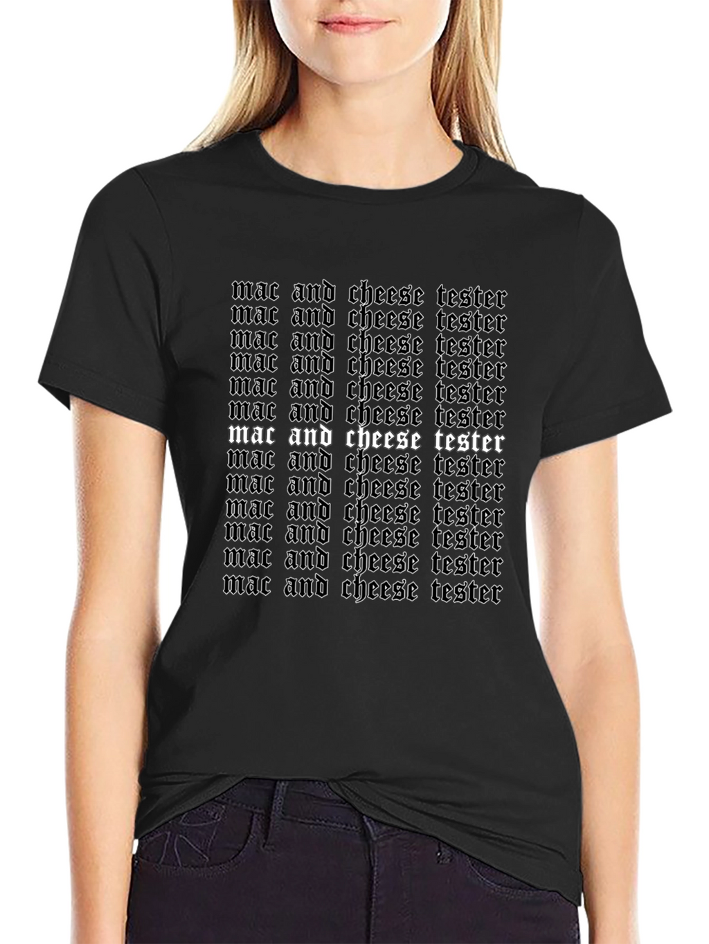 Mac and Cheese Tester Graphic T-Shirt