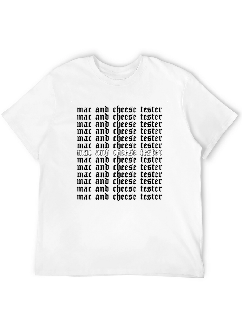 Mac and Cheese Tester Graphic T-Shirt