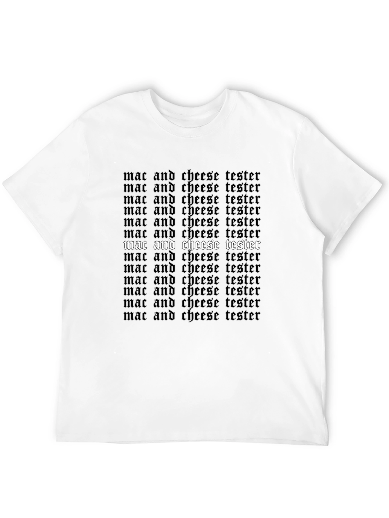 Mac and Cheese Tester Graphic T-Shirt