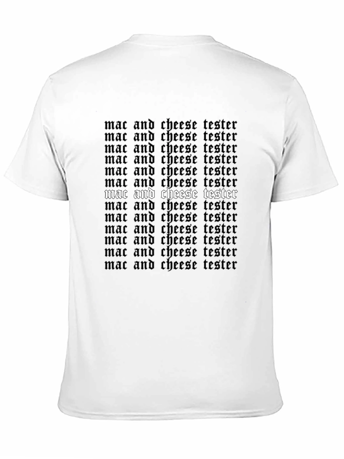 Mac and Cheese Tester Graphic T-Shirt