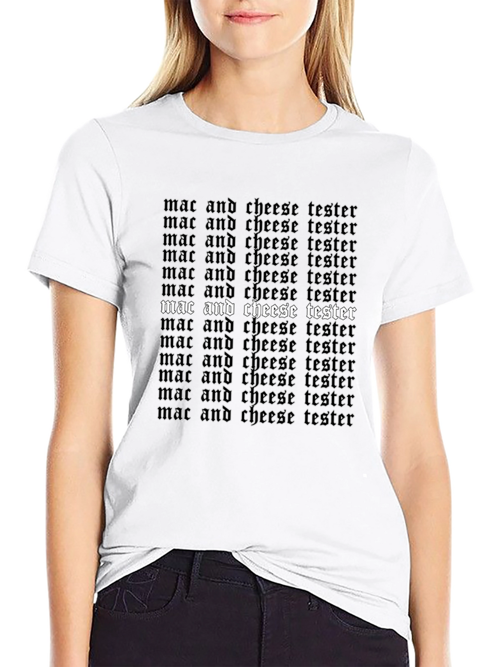 Mac and Cheese Tester Graphic T-Shirt