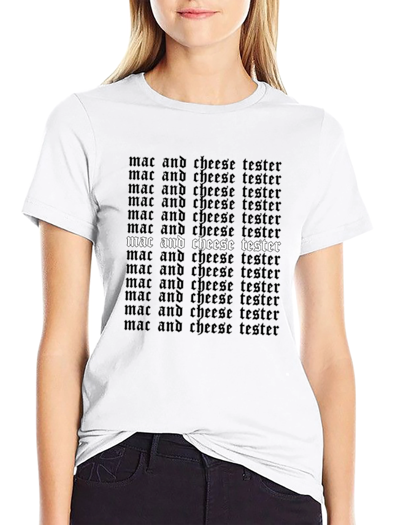 Mac and Cheese Tester Graphic T-Shirt