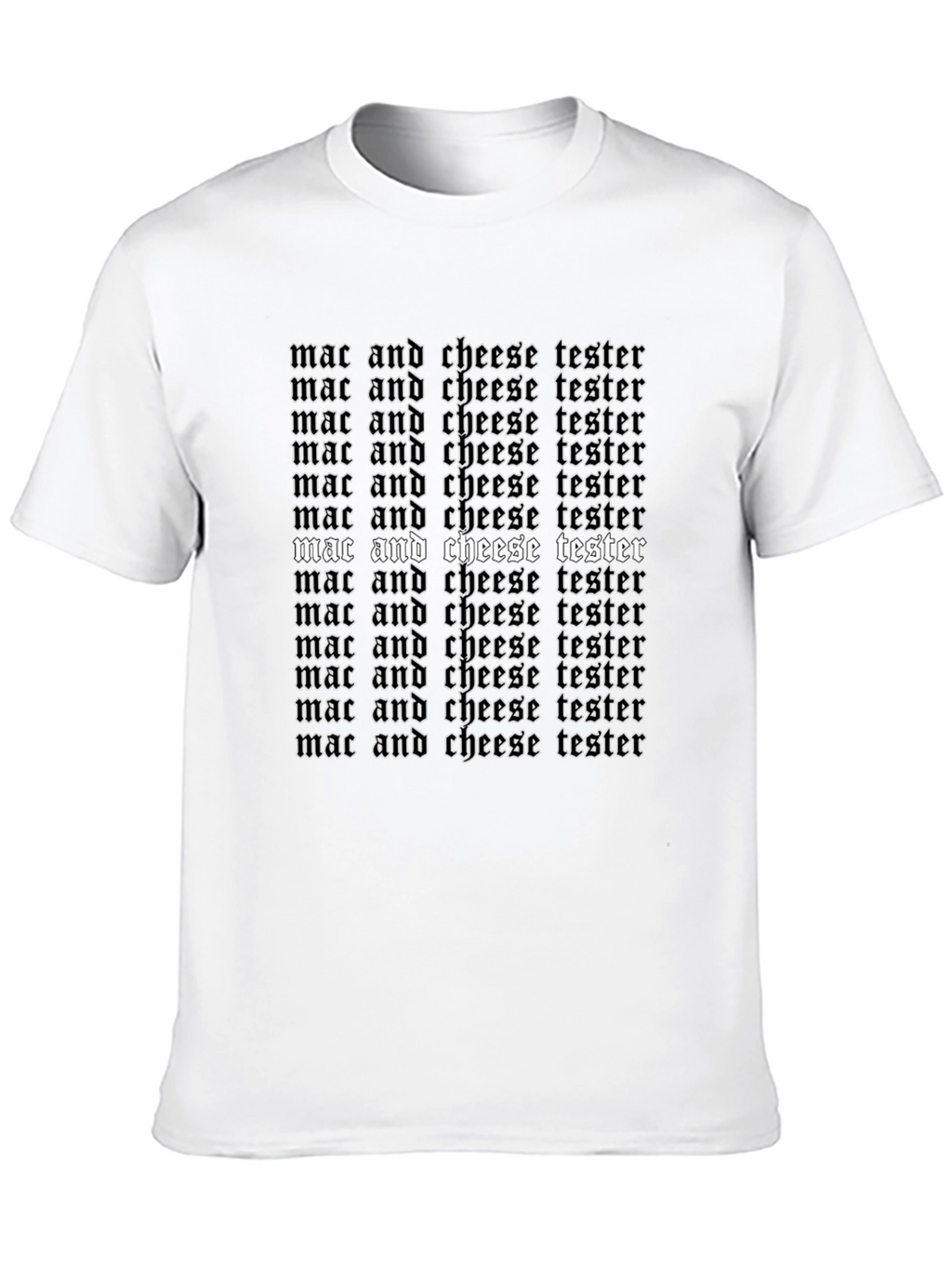 Mac and Cheese Tester Graphic T-Shirt